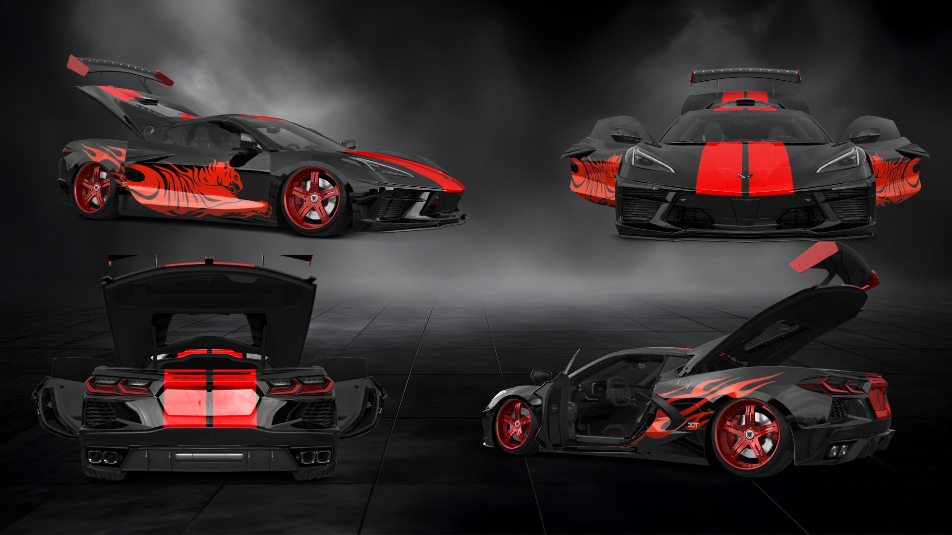 Chevrolet Corvette 2 door targa top 2020 tuning