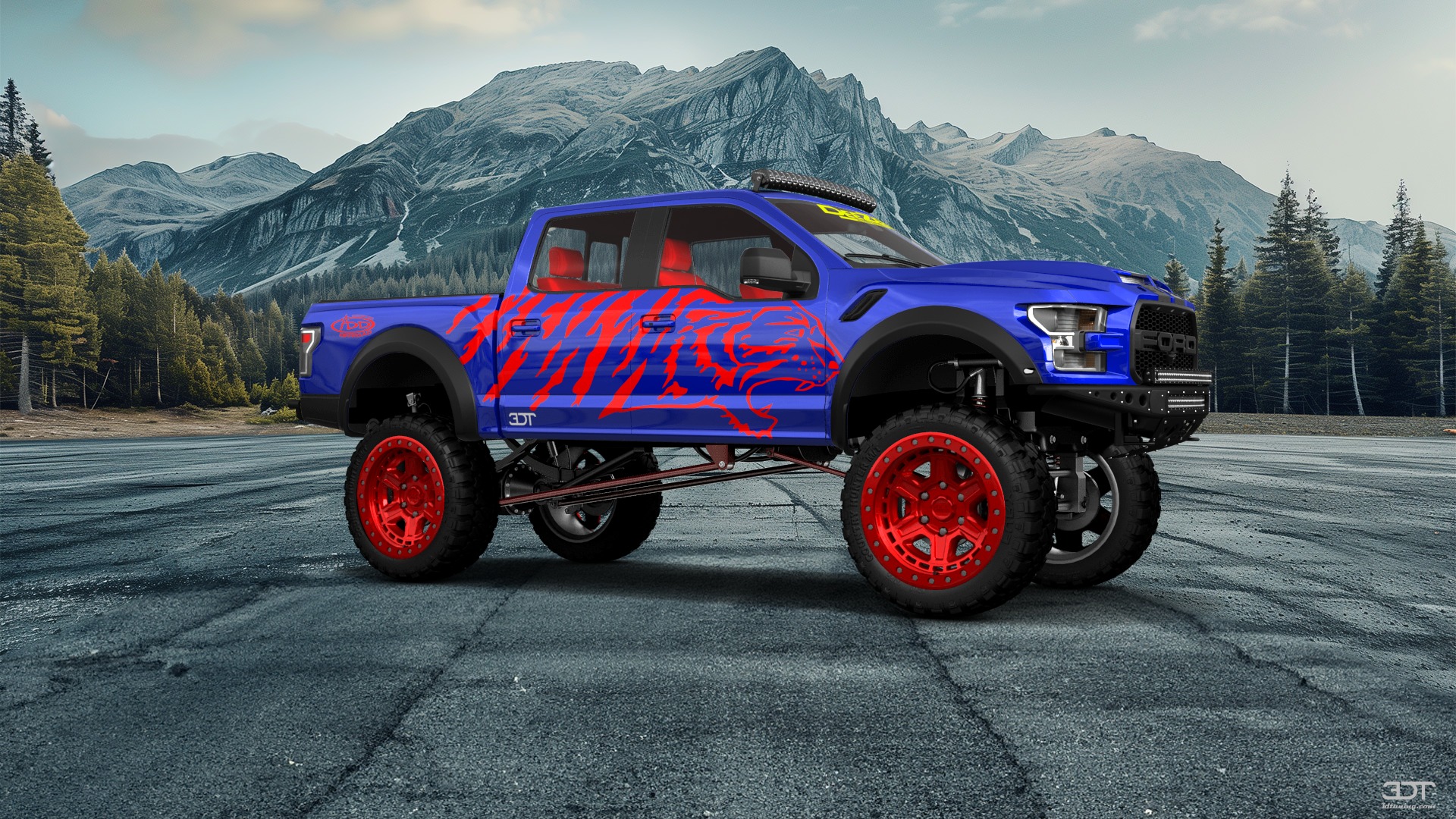 Ford F-150 Raptor 4 Door pickup truck 2017 tuning