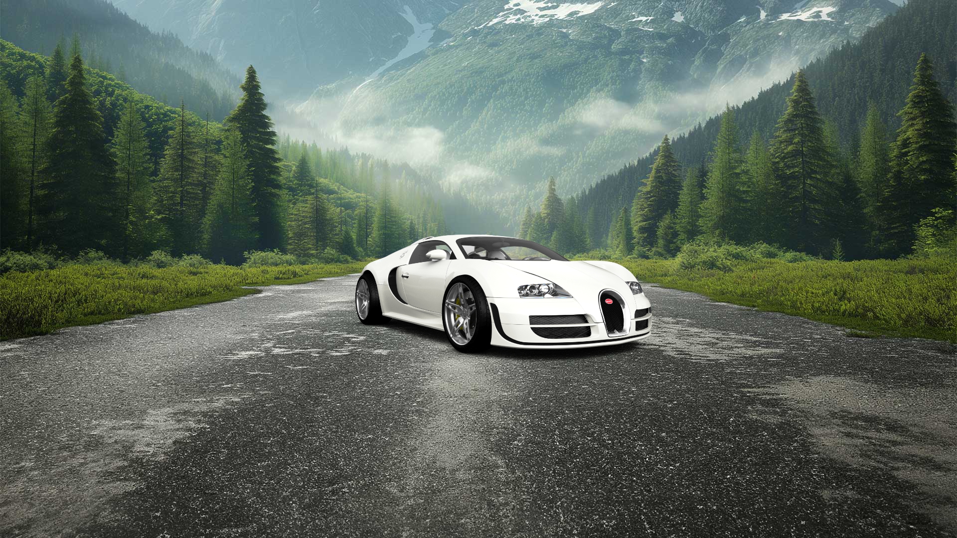 Bugatti Veyron 2 Door Coupe 2005 tuning