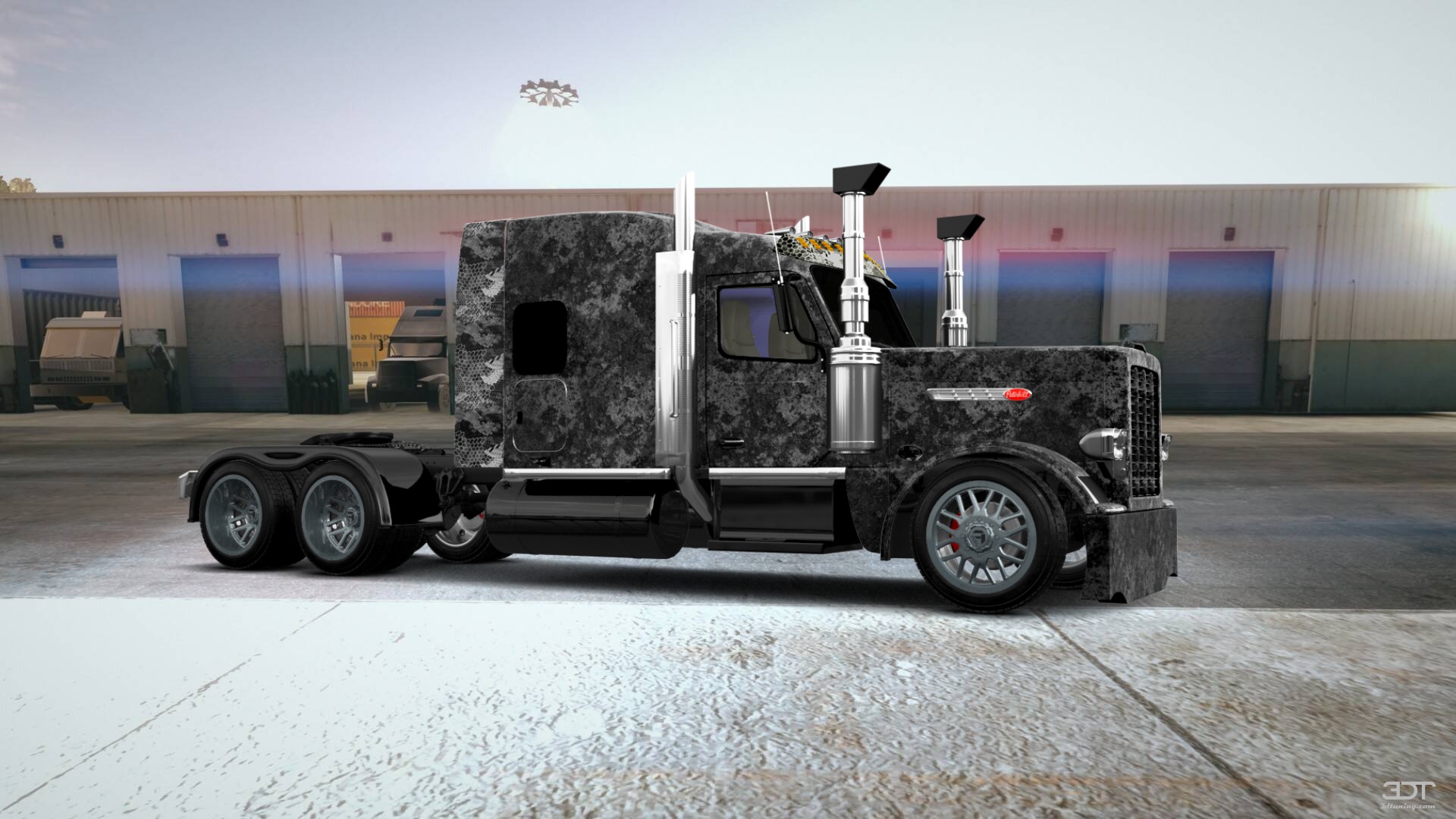Tuning Peterbilt 589 Sleeper Cab Truck 2024
