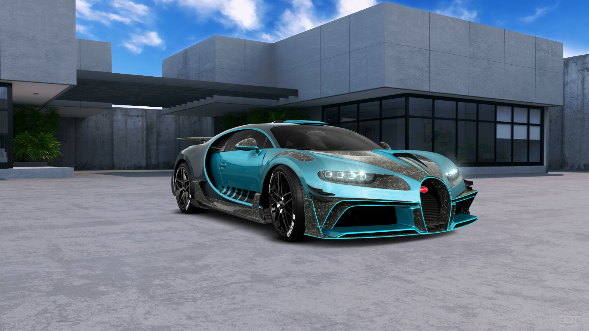 Bugatti Chiron 2 Door Coupe 2016 tuning