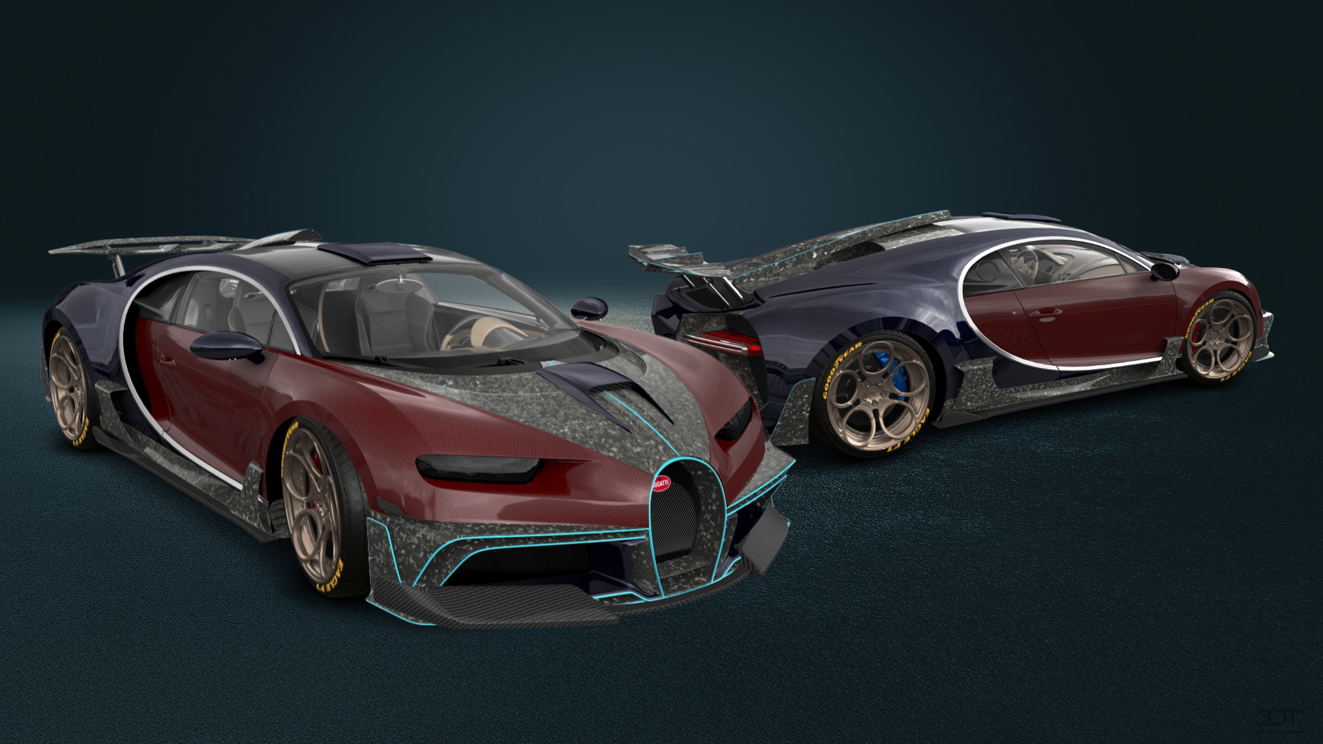 Bugatti Chiron 2 Door Coupe 2016 tuning