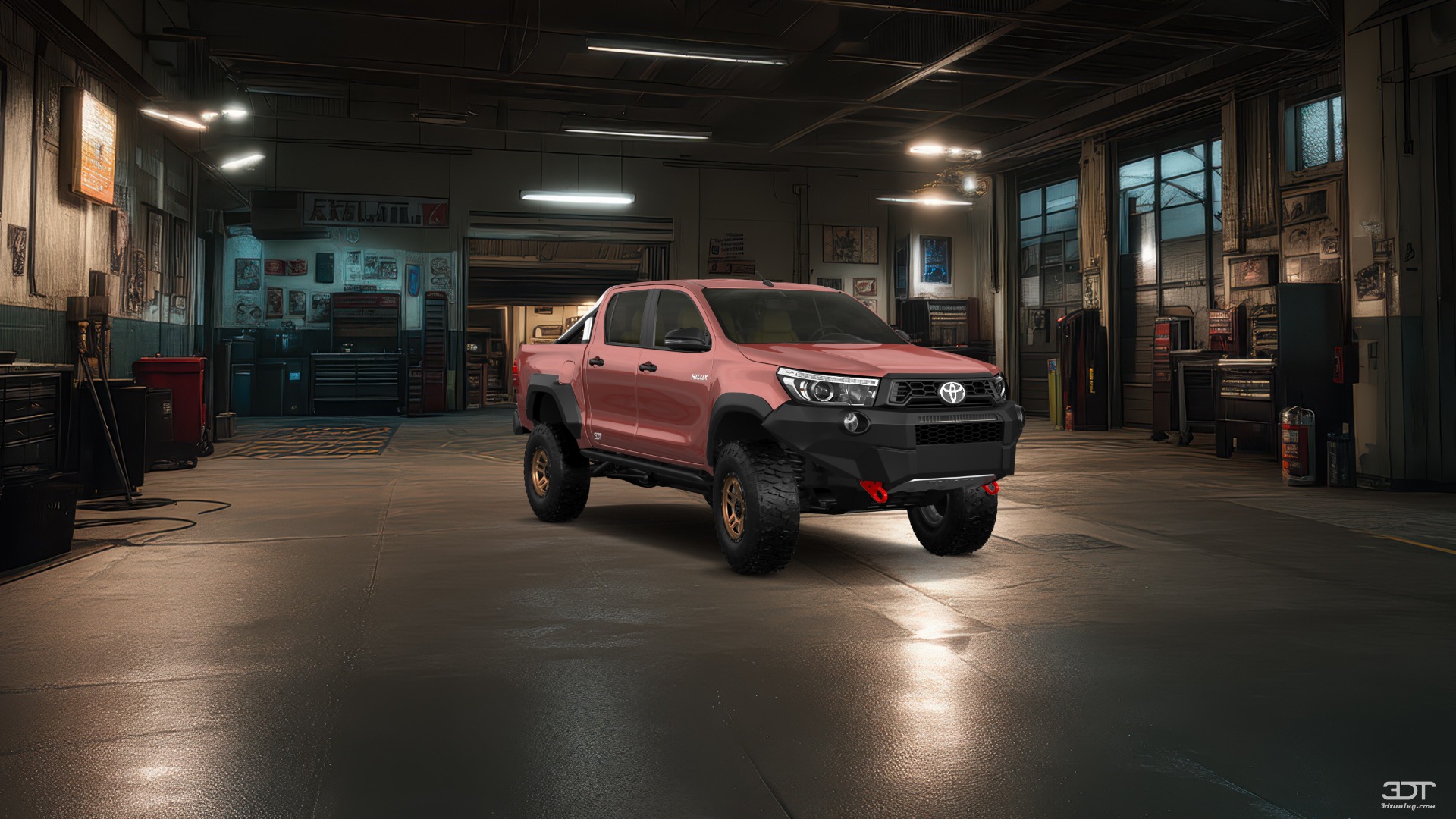 Tuning Toyota Hilux Double Cab 4 Door pickup truck 2015