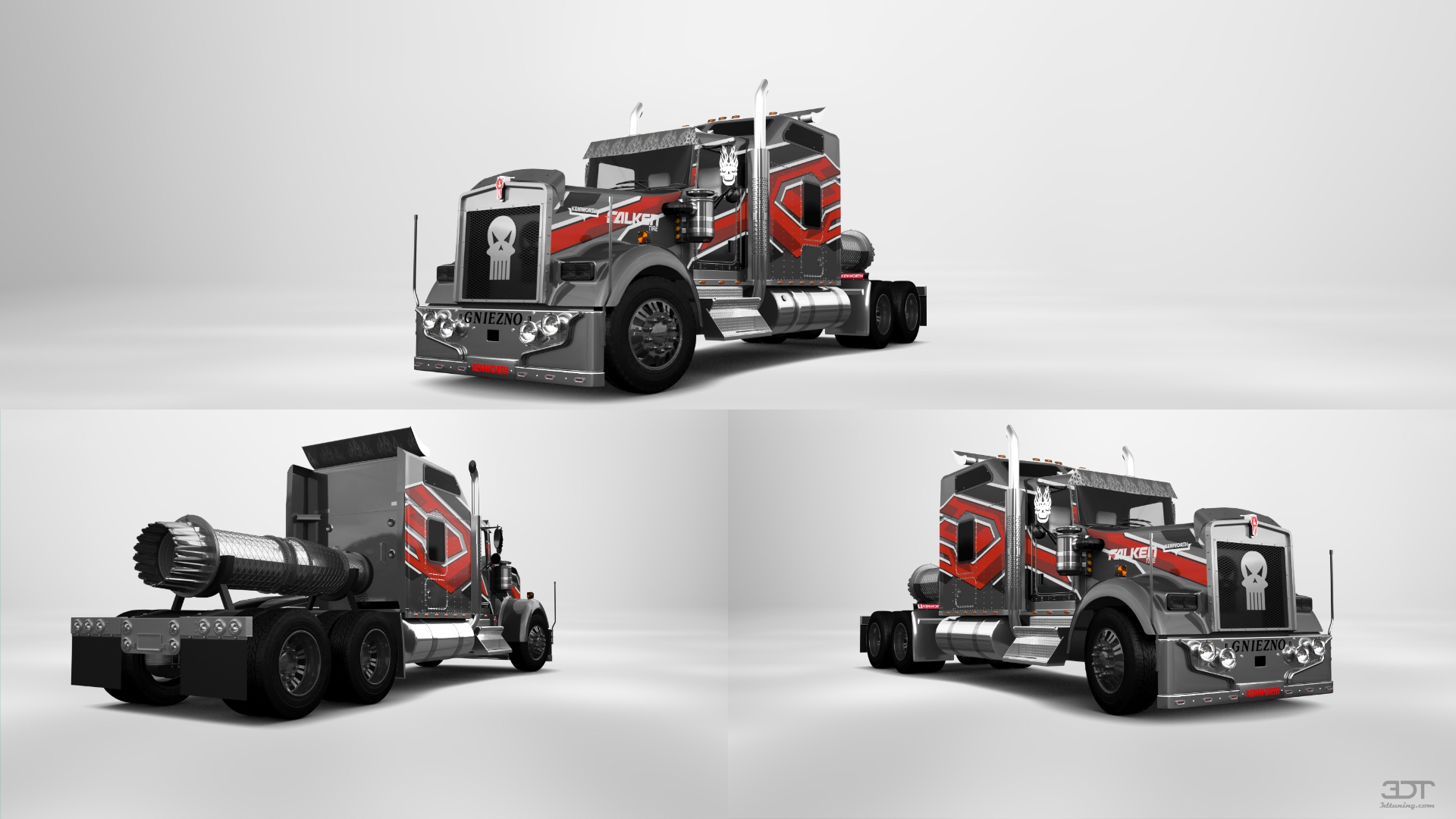 Kenworth W900 Sleeper Cab Truck 2015 tuning