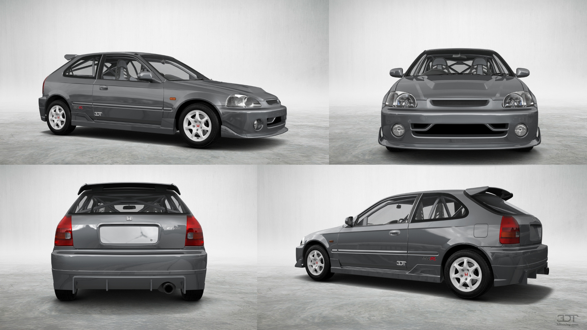 Honda Civic 3 Door Hatchback 1997 tuning