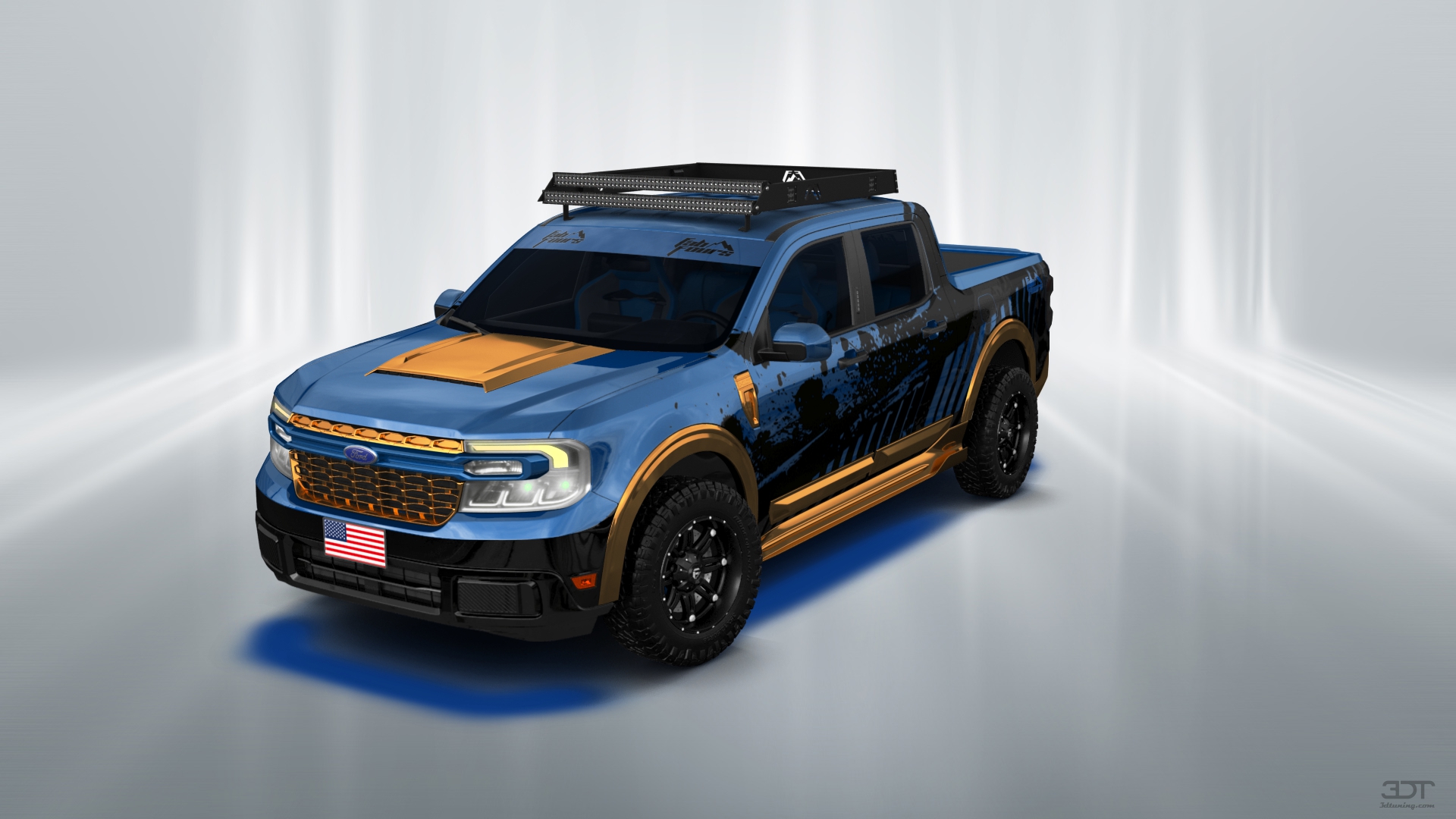 Ford Maverick 4 Door pickup truck 2022 tuning