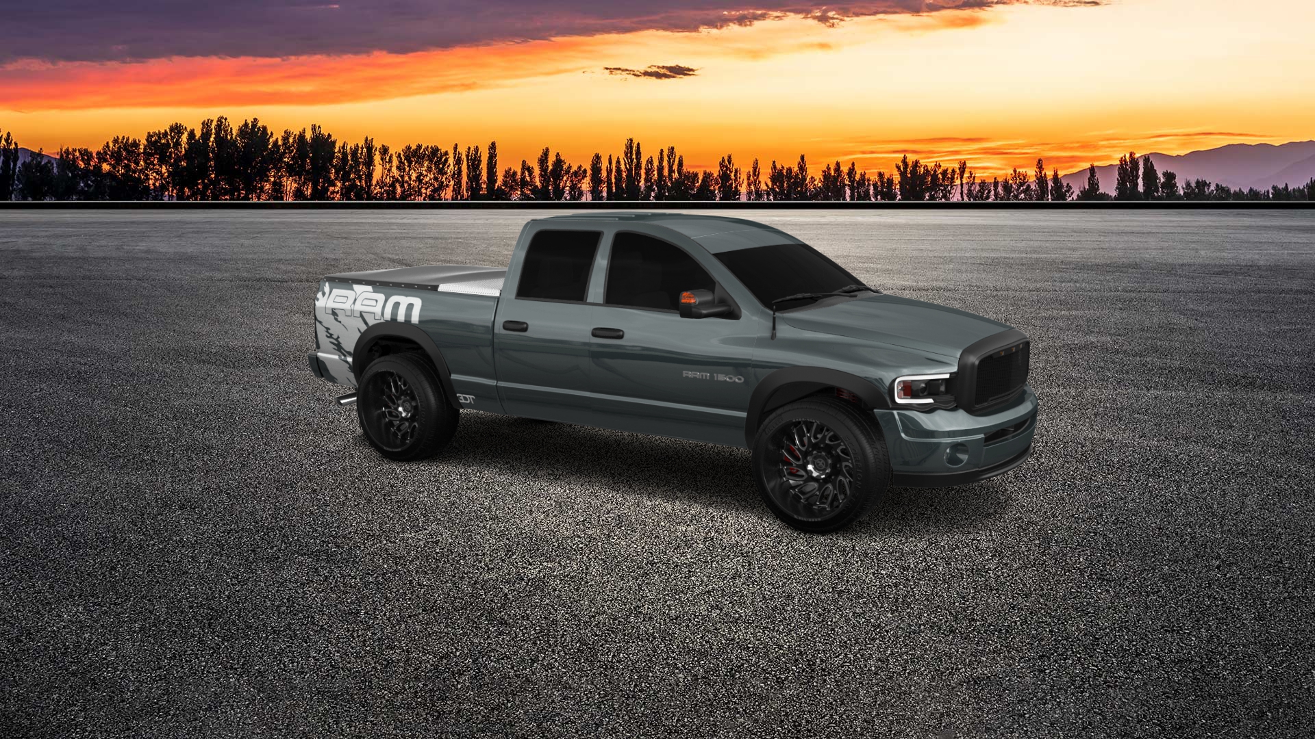 Dodge Ram 1500 6.4 ft box 4 Door pickup truck 2002