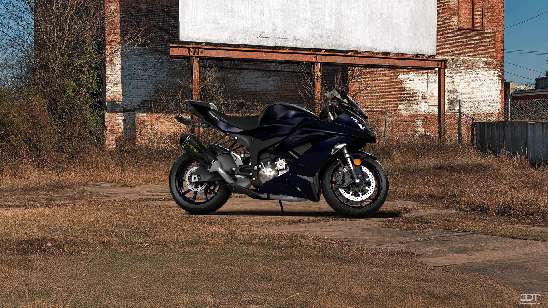 Kawasaki Ninja ZX 6R Sport Bike 2015 tuning