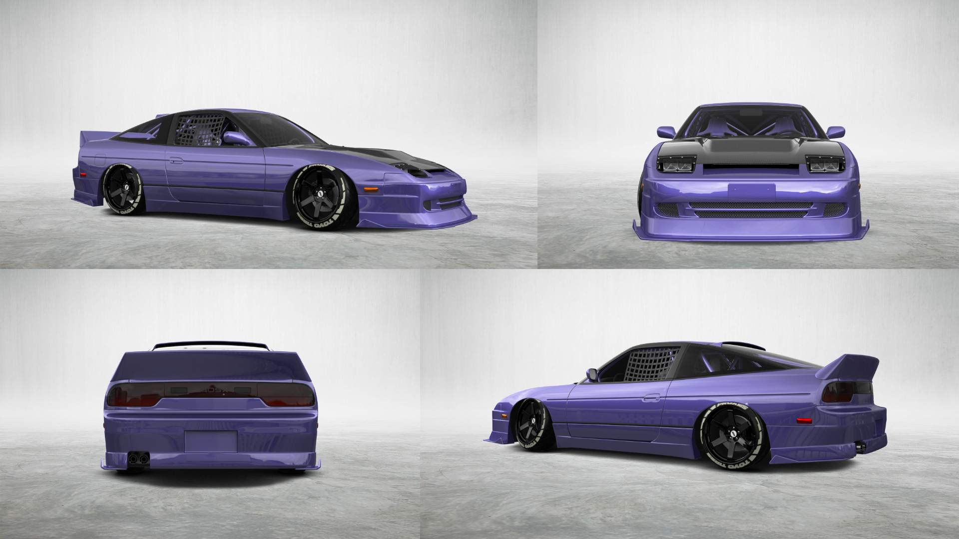 Nissan 240SX 3 Door Hatchback 1989 tuning