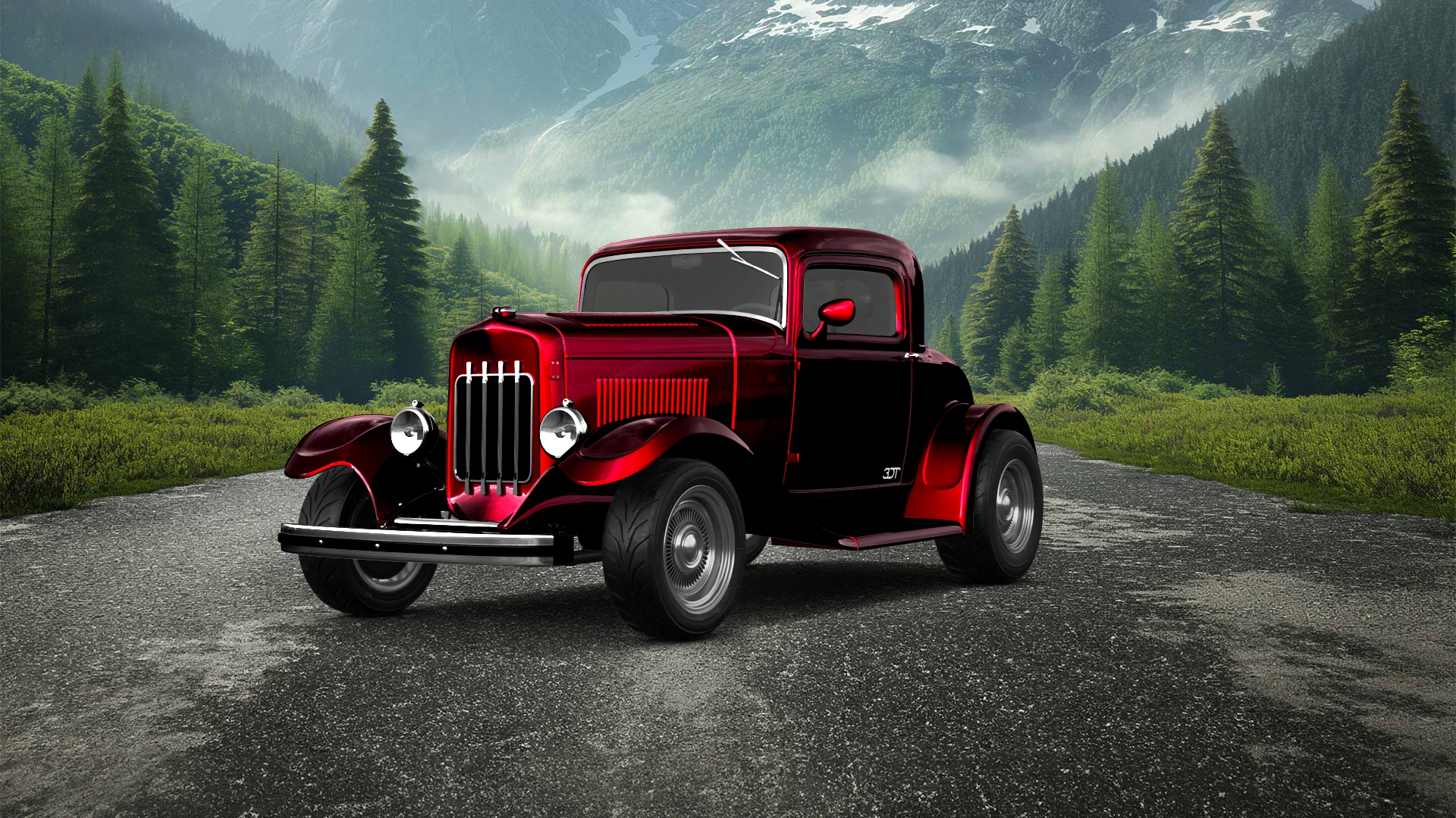 Ford Model B Deluxe 2 Door Coupe 1932