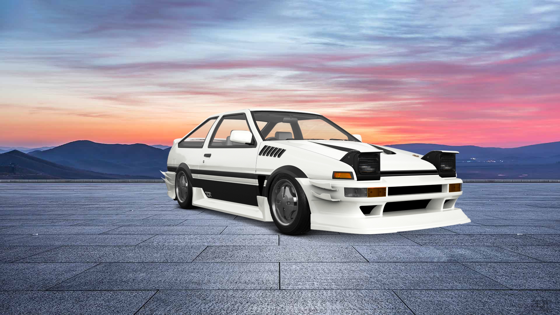 Custom Toyota AE86 1985 3 Door Hatchback by Luv.Lzx | 3DTuning