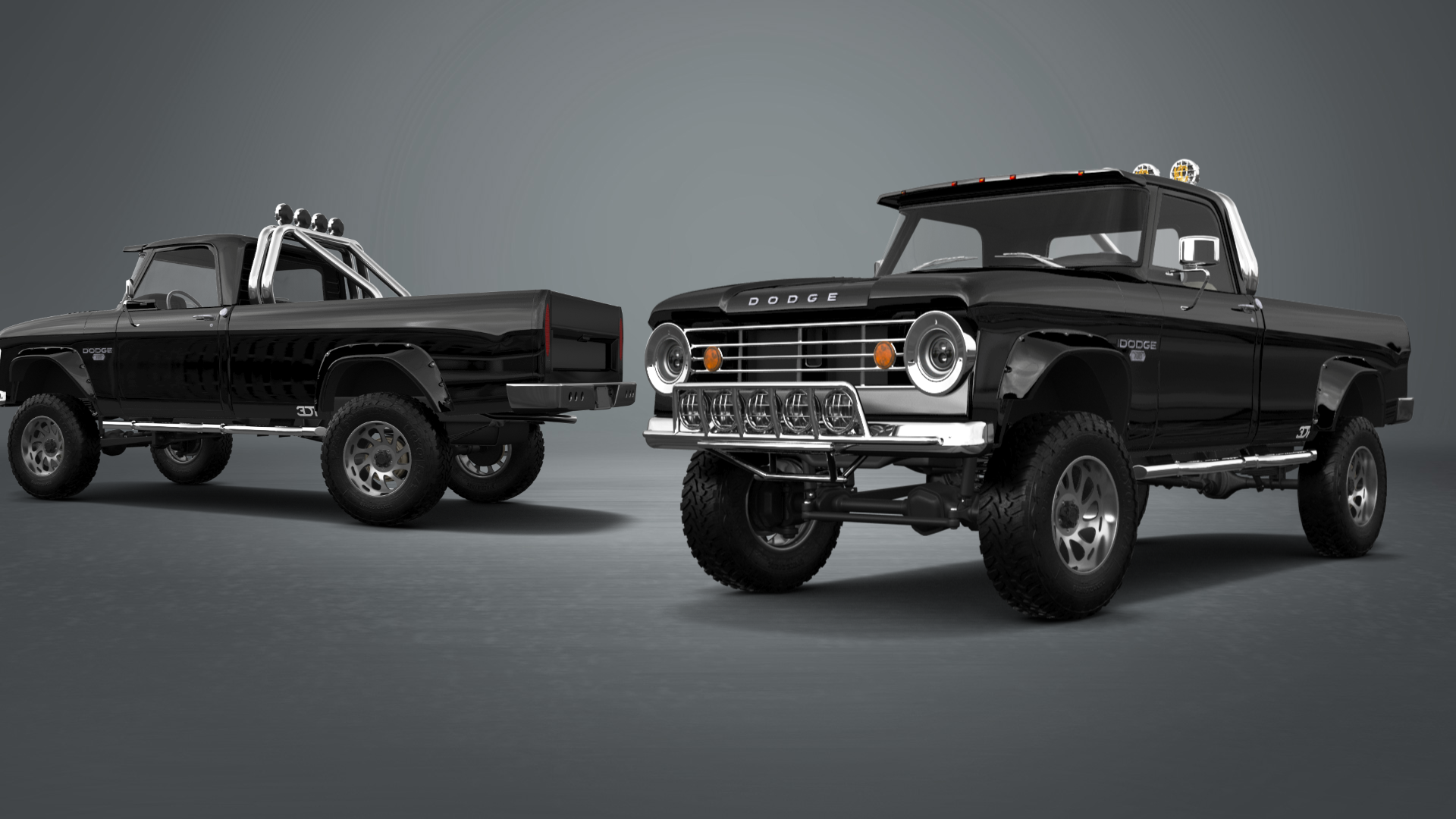 Dodge Power Wagon W200 2 Door pickup truck 1966