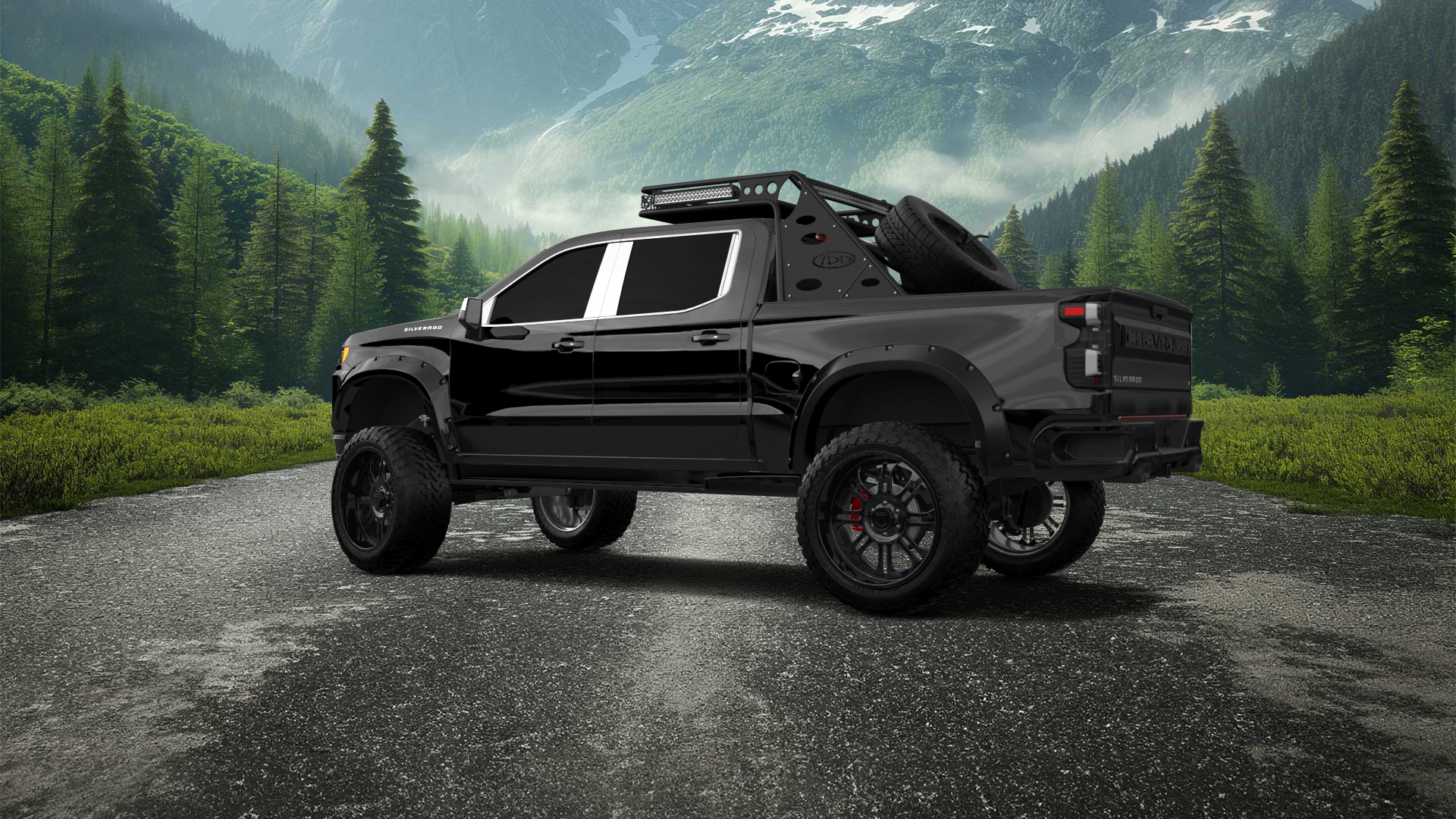 Chevrolet Silverado 1500 4 Door pickup truck 2019 tuning