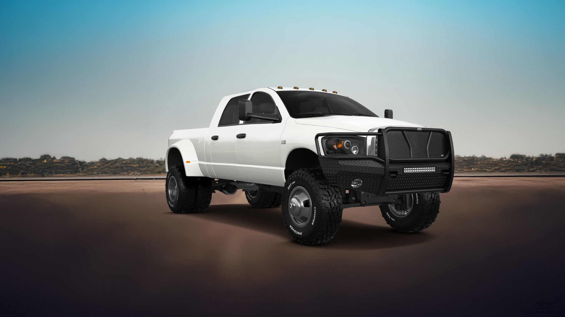 Dodge Ram 3500 Dually 4 Door pickup truck 2007