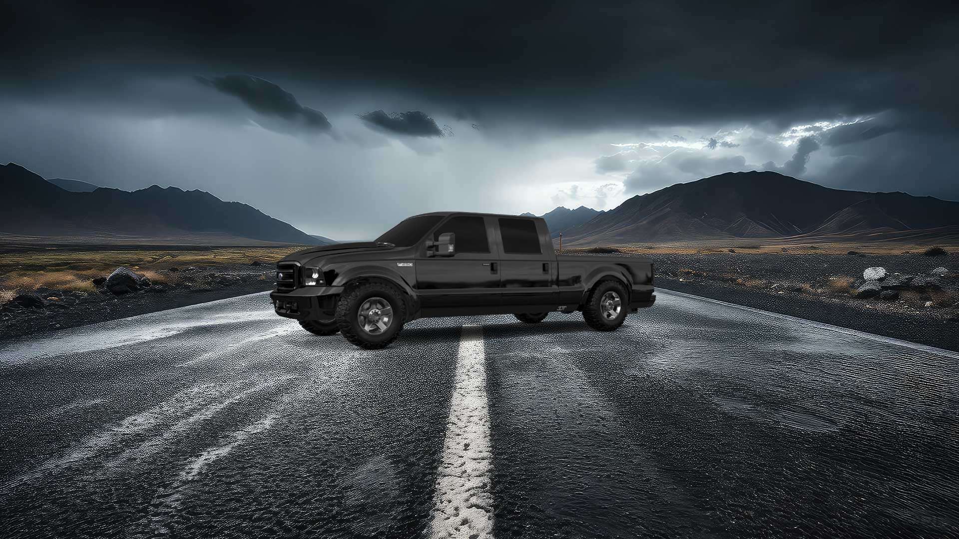 Ford F-250 Crew Cab 4 Door pickup truck 1999