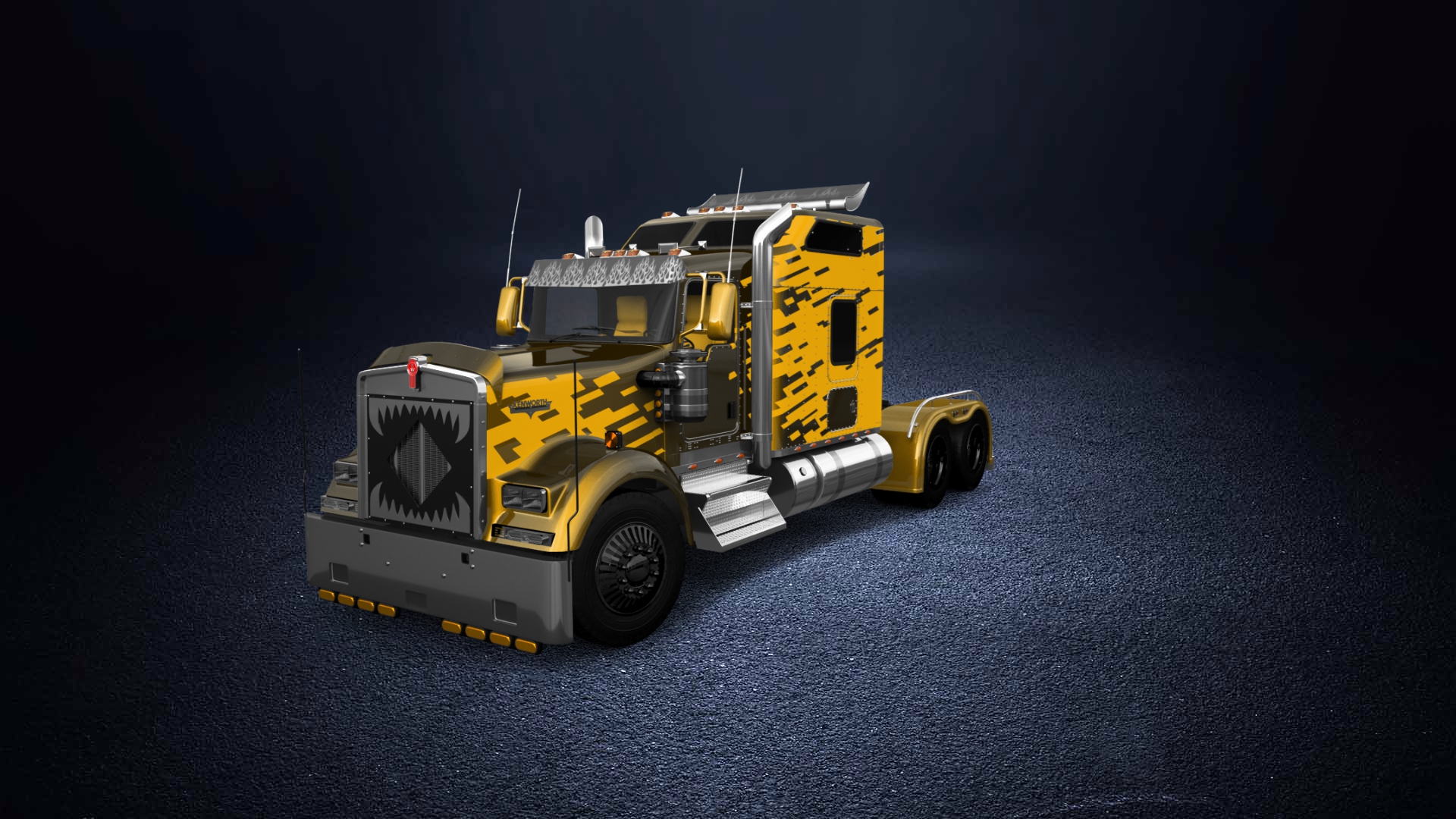 Kenworth W900 Sleeper Cab Truck 2015