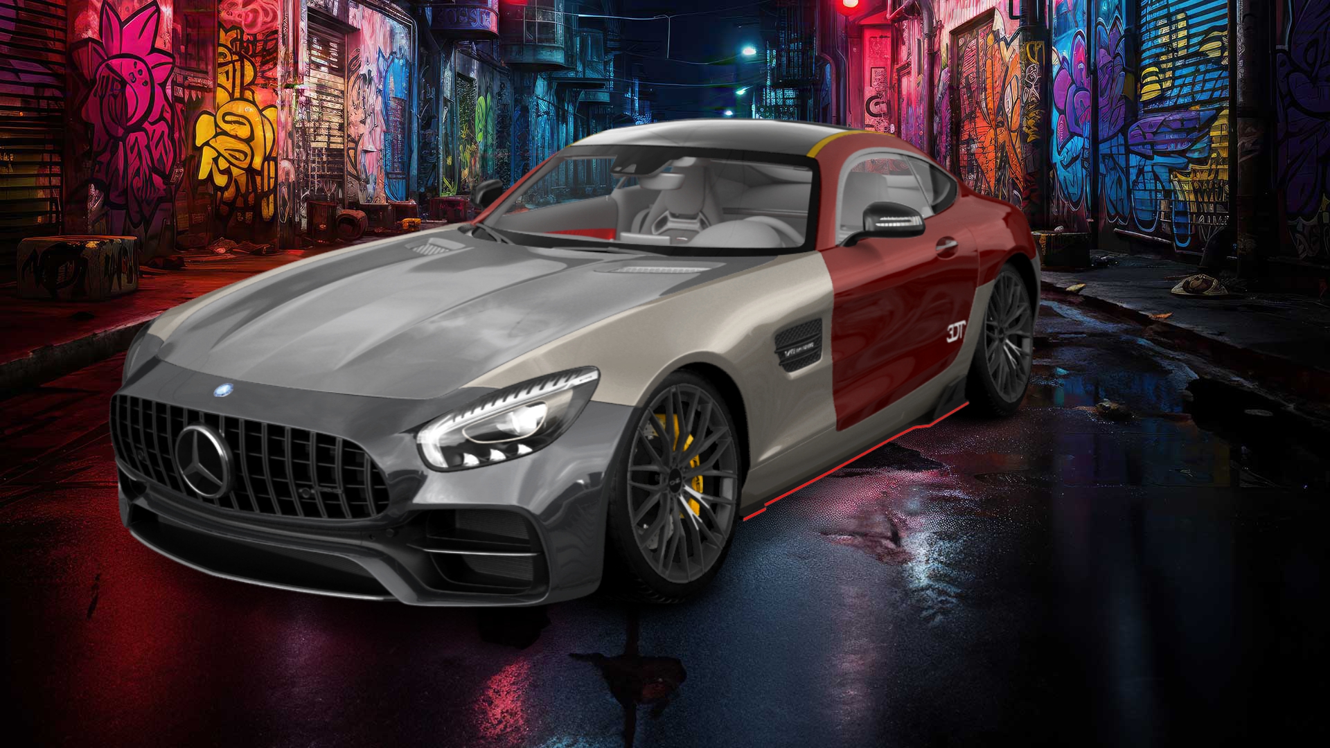Mercedes AMG GT 2 door fastback coupe 2015 tuning
