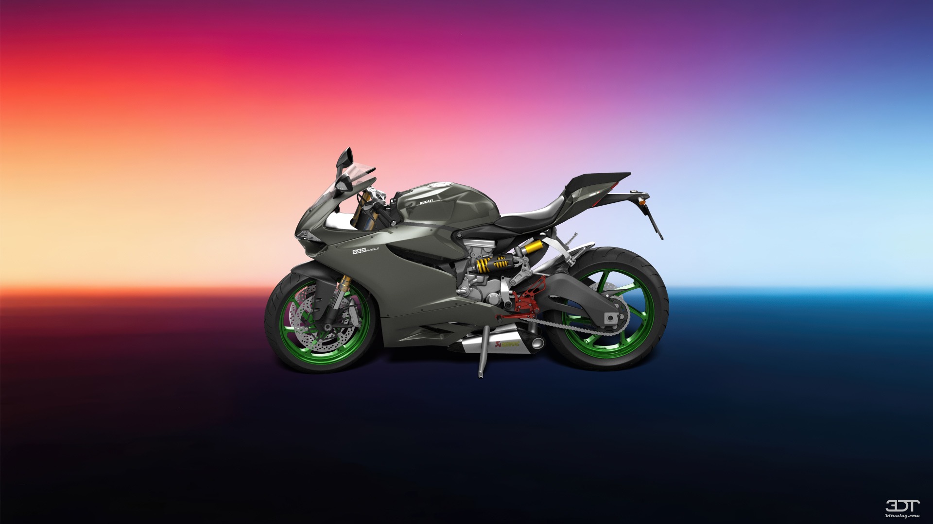 Ducati 899 Panigale Sport Bike 2015 tuning