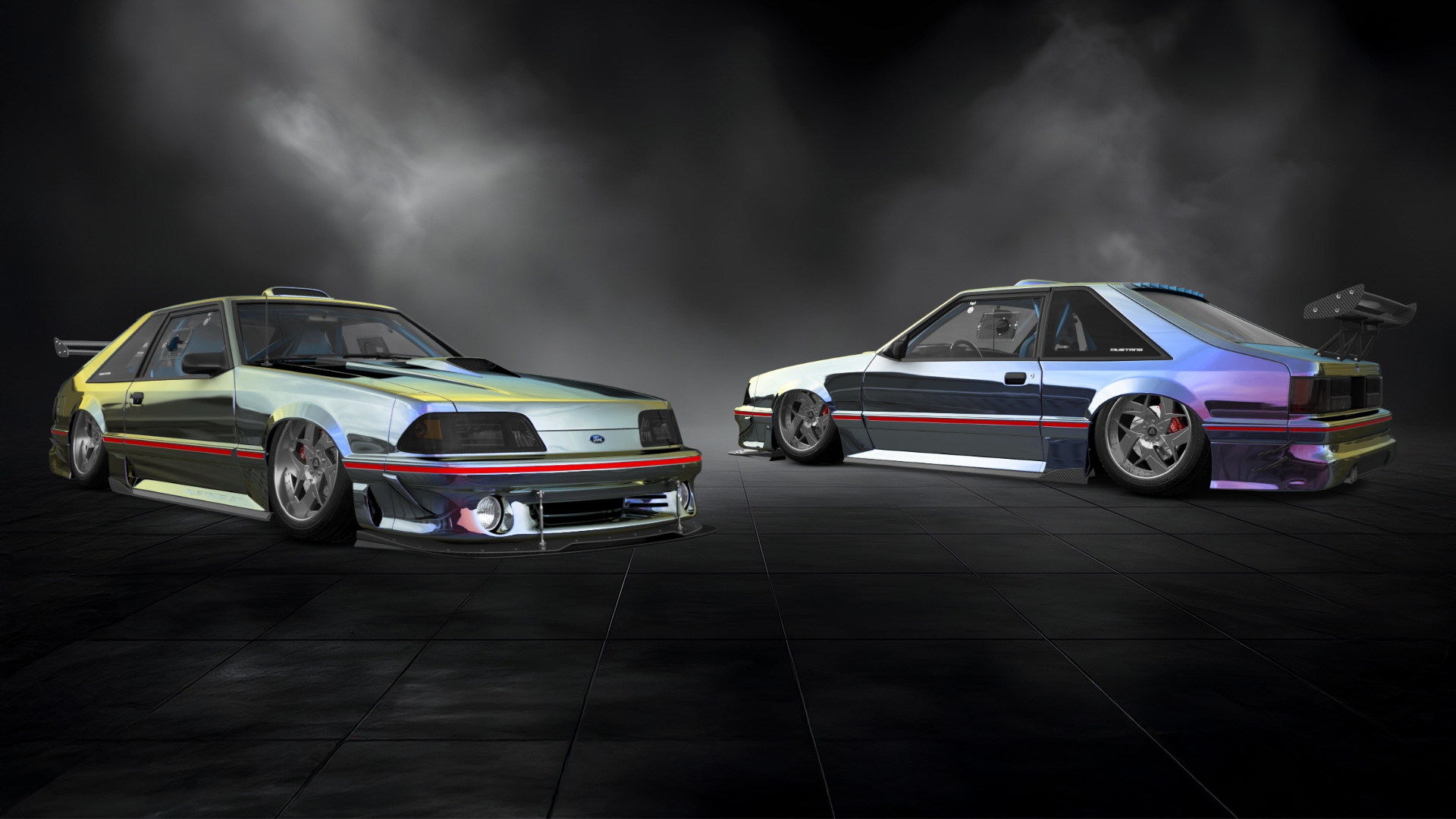 Ford Mustang 3 Door Hatchback 1988 tuning