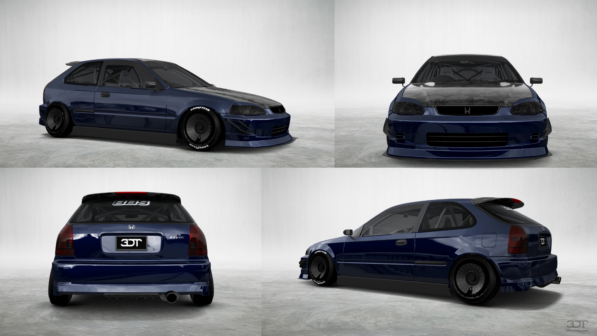 Honda Civic 3 Door Hatchback 1997 tuning