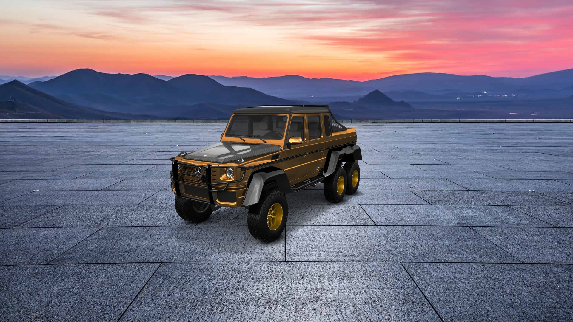 Mercedes G 63 AMG 6x6 4 Door pickup truck 2013