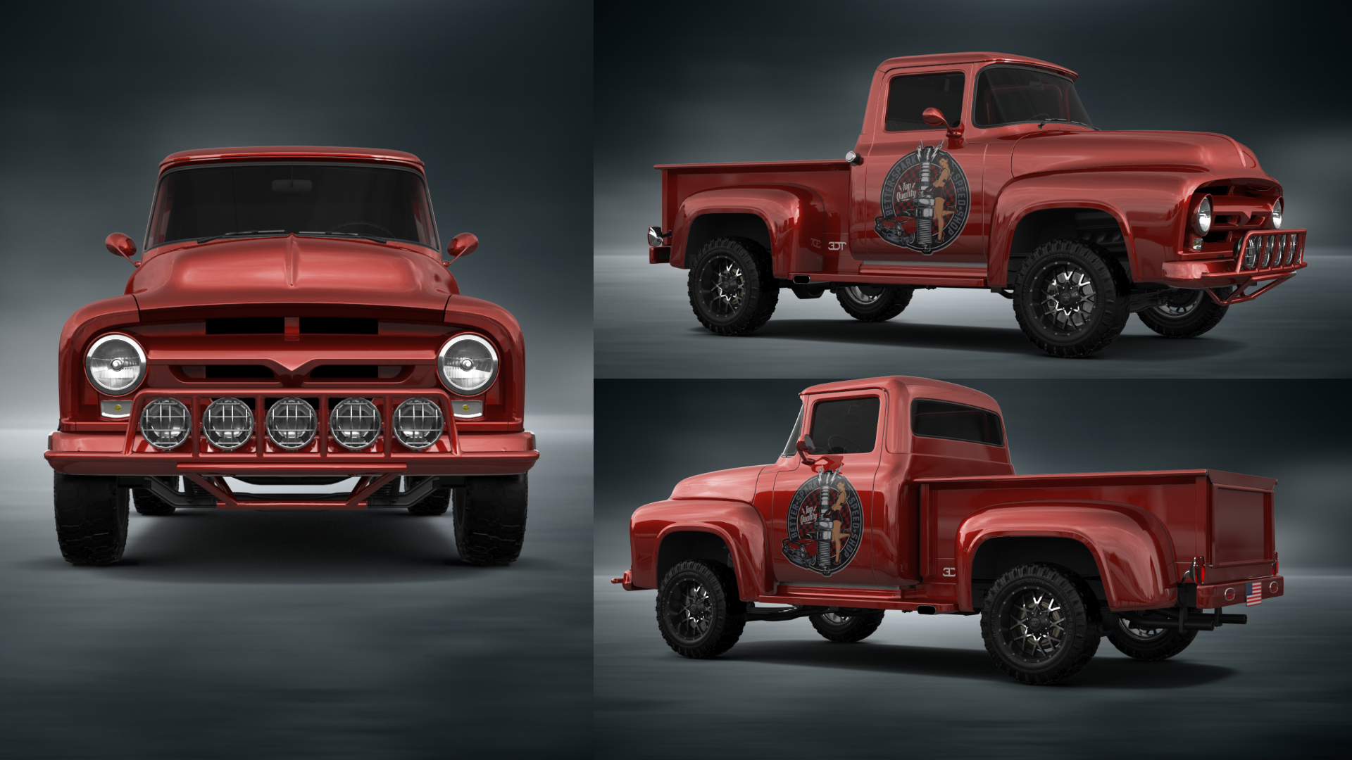 Ford F-100 2 Door truck 1956