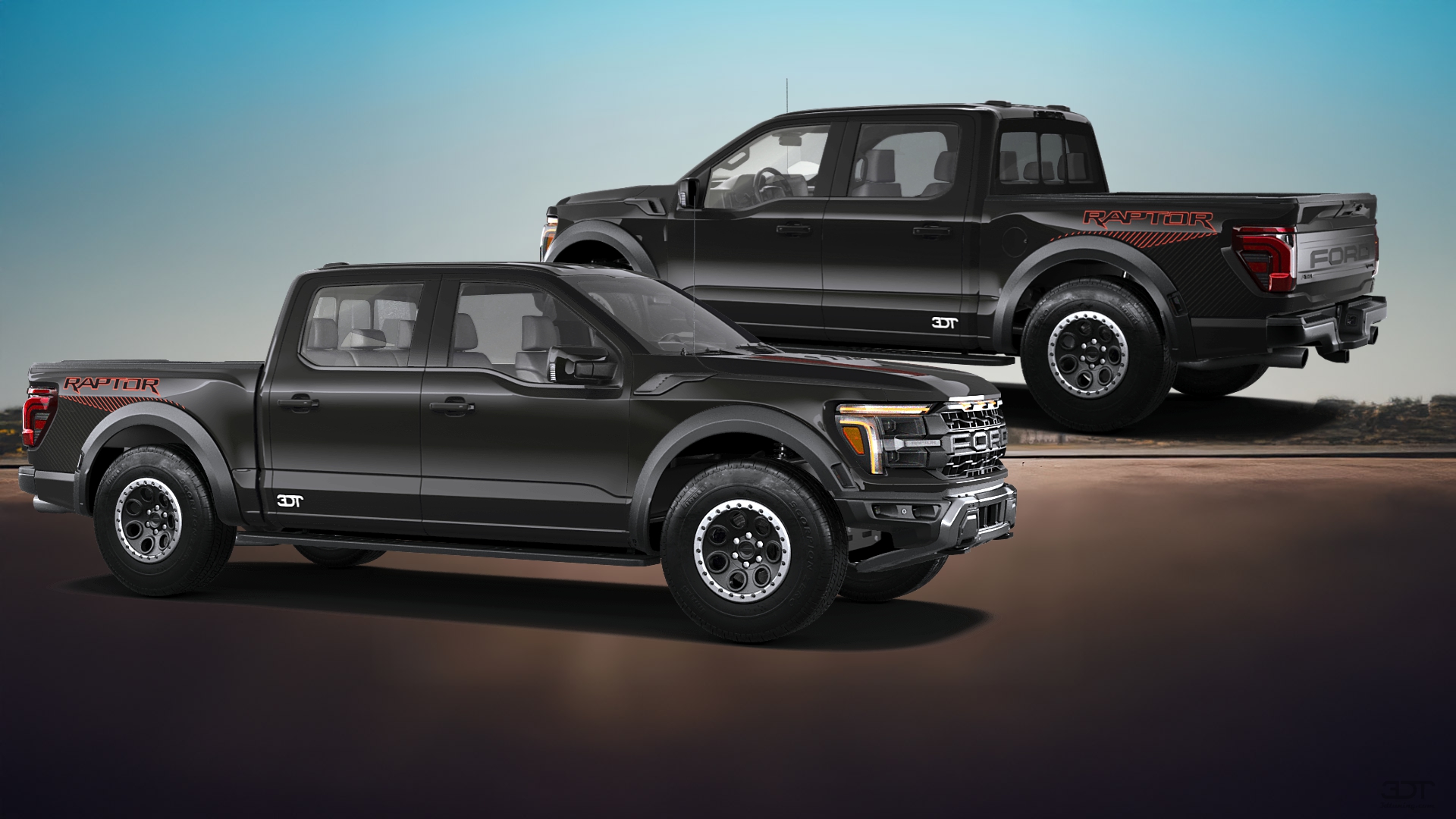 Ford F-150 Raptor 4 Door pickup truck 2024 tuning