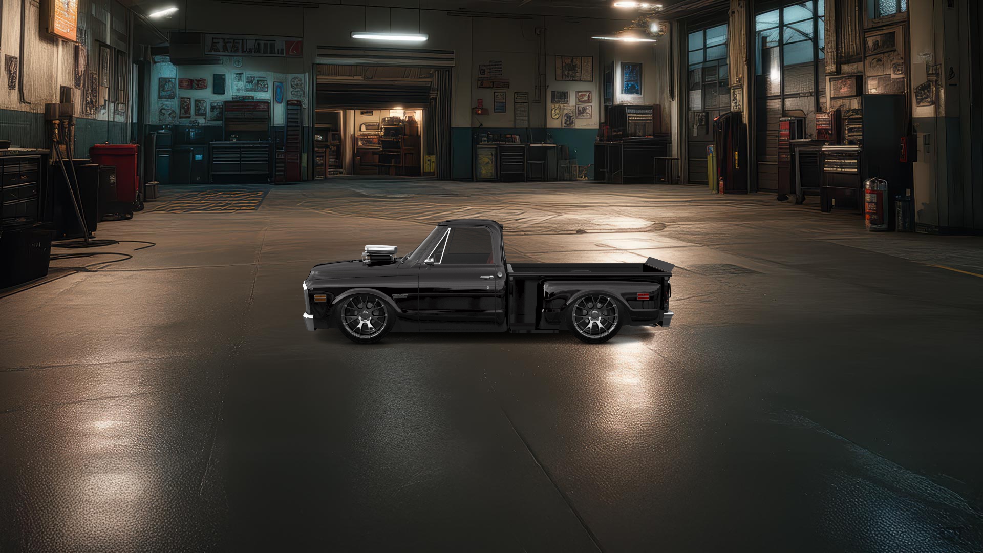 GMC K1500 2 Door pickup truck 1971 tuning