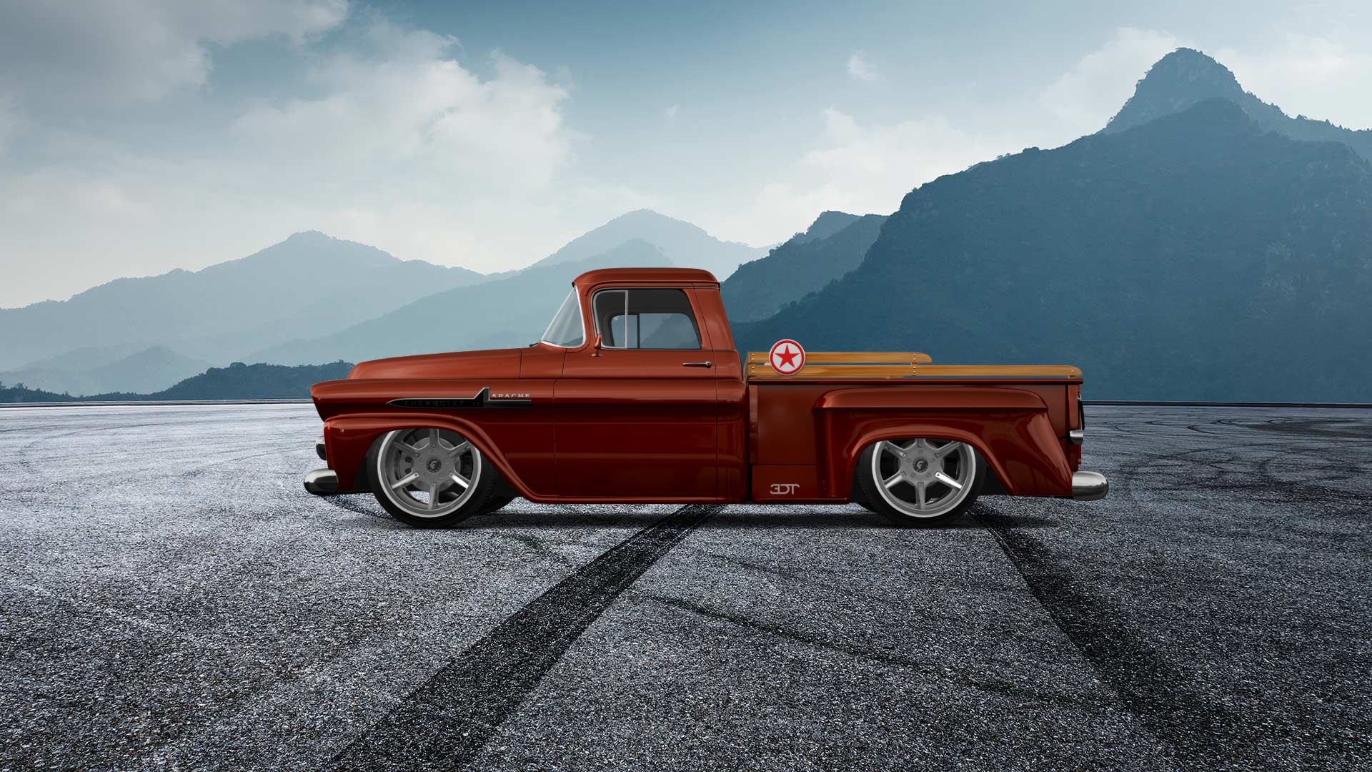 Chevrolet Apache Stepside 2 Door pickup truck 1959