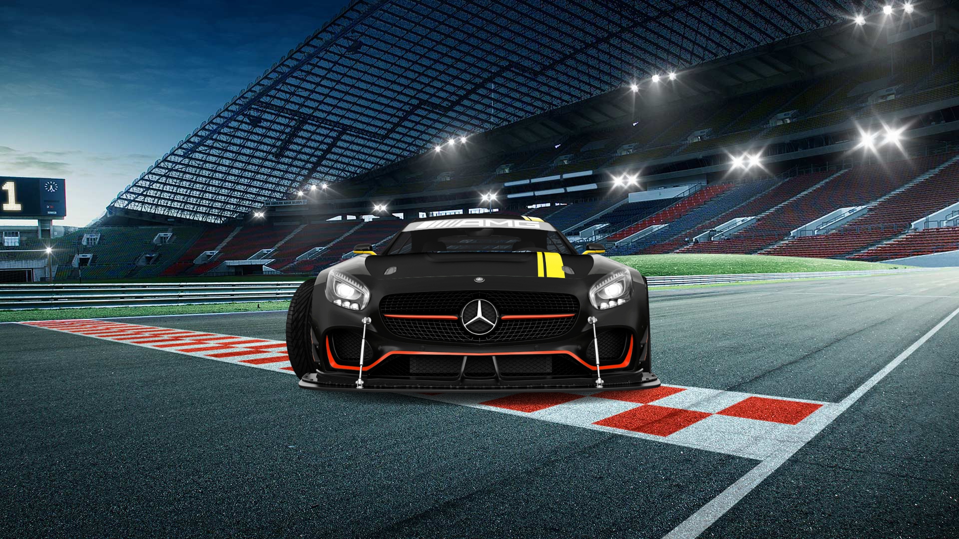 Mercedes AMG GT 2 door fastback coupe 2016