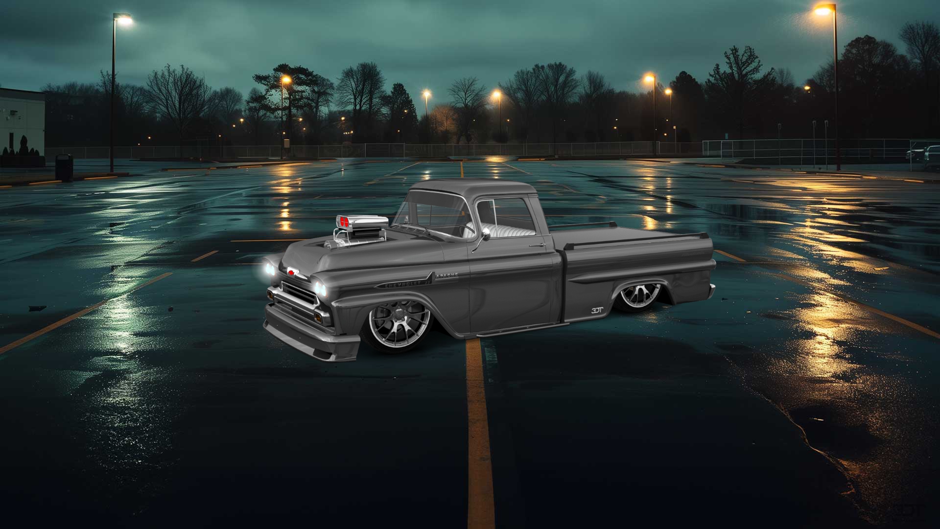 Chevrolet Apache 2 Door pickup truck 1958 tuning