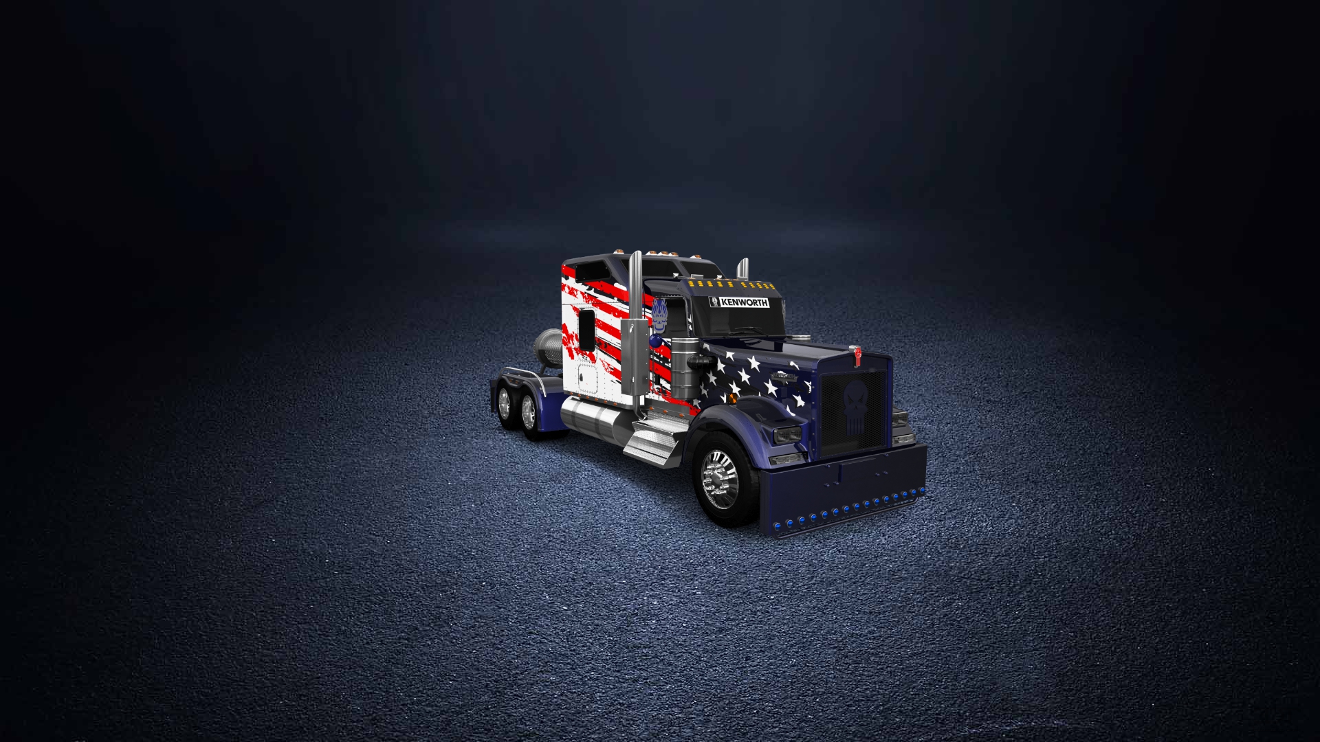 Kenworth W900 Sleeper Cab Truck 2015