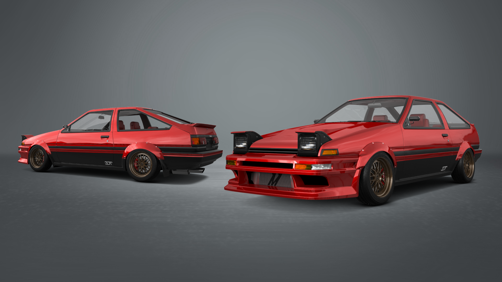 Toyota AE86 3 Door Hatchback 1985 tuning