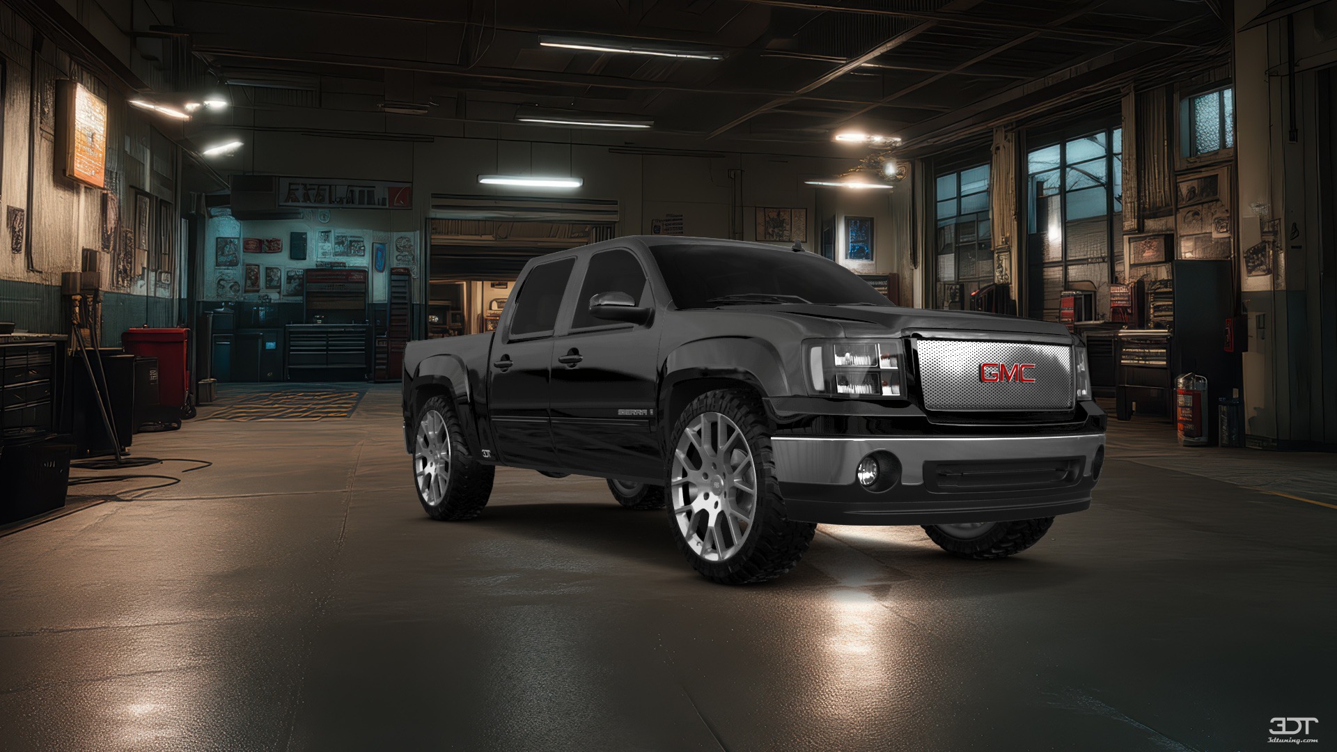 GMC Sierra 1500 Crew Cab 5.8 ft box 4 Door pickup truck 2007 tuning