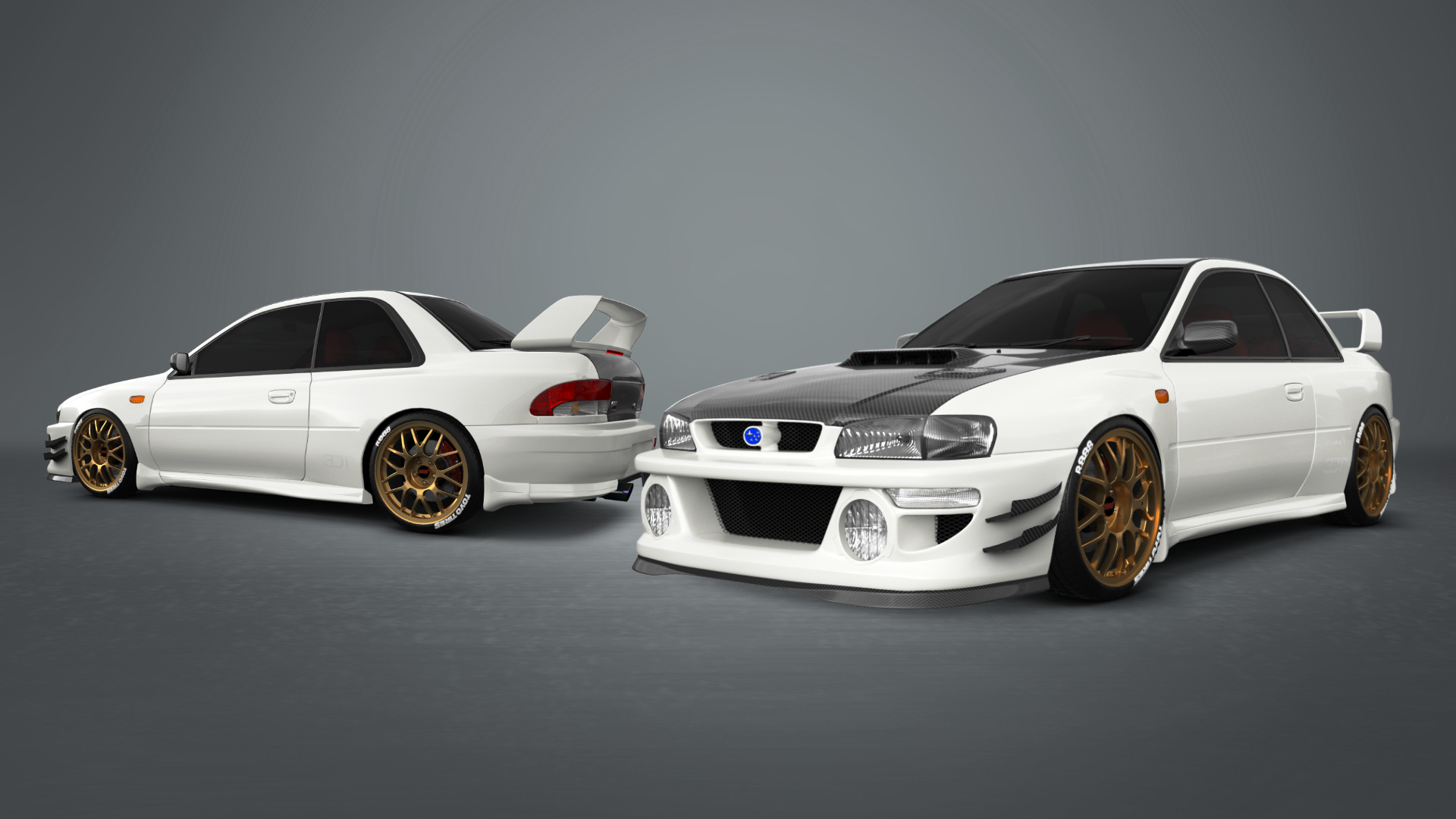 Subaru Impreza WRX STI 22B 2 Door Coupe 2000 tuning