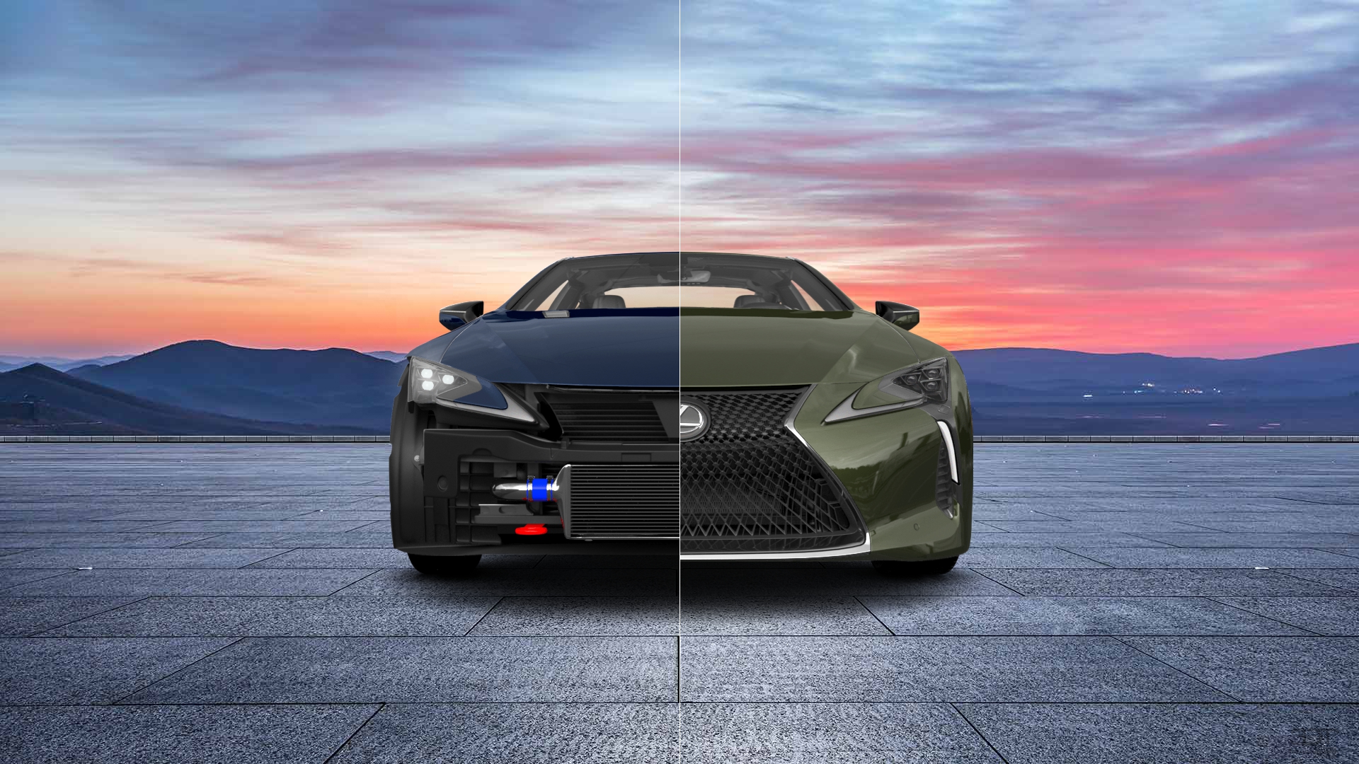 Lexus LC500 2 door fastback coupe 2017 tuning