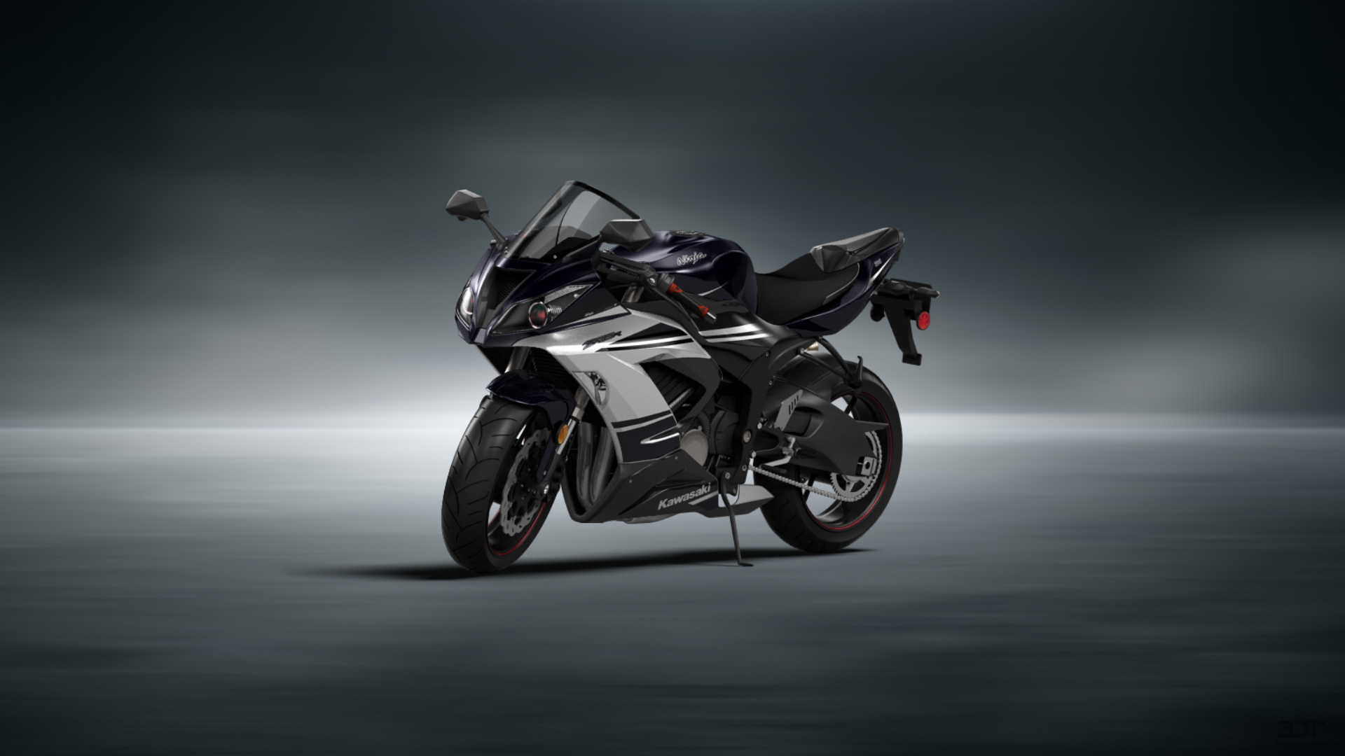 Kawasaki Ninja ZX 6R Sport Bike 2015 tuning