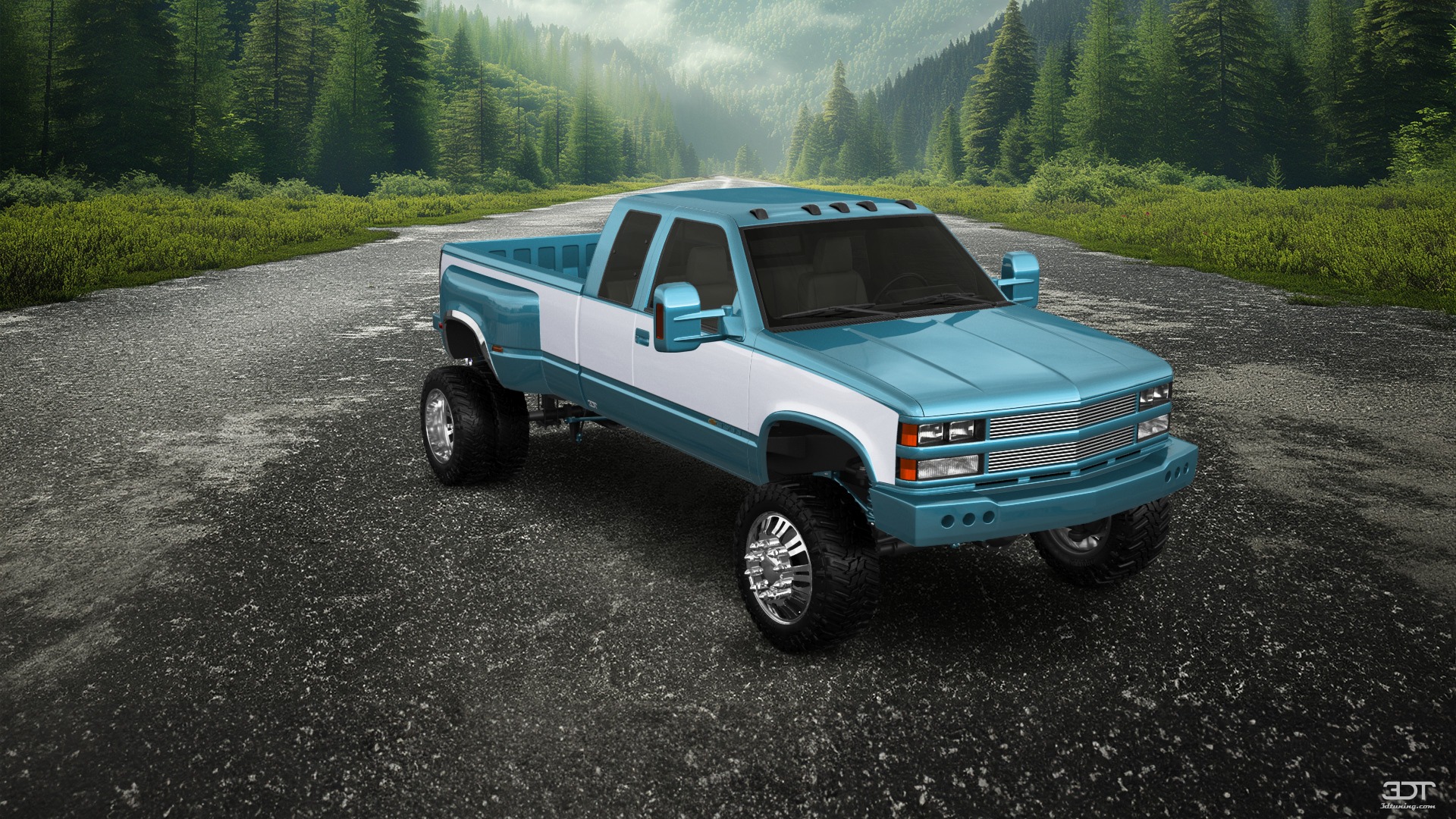 Chevrolet K3500 Extended Cab Pickup Truck 1988