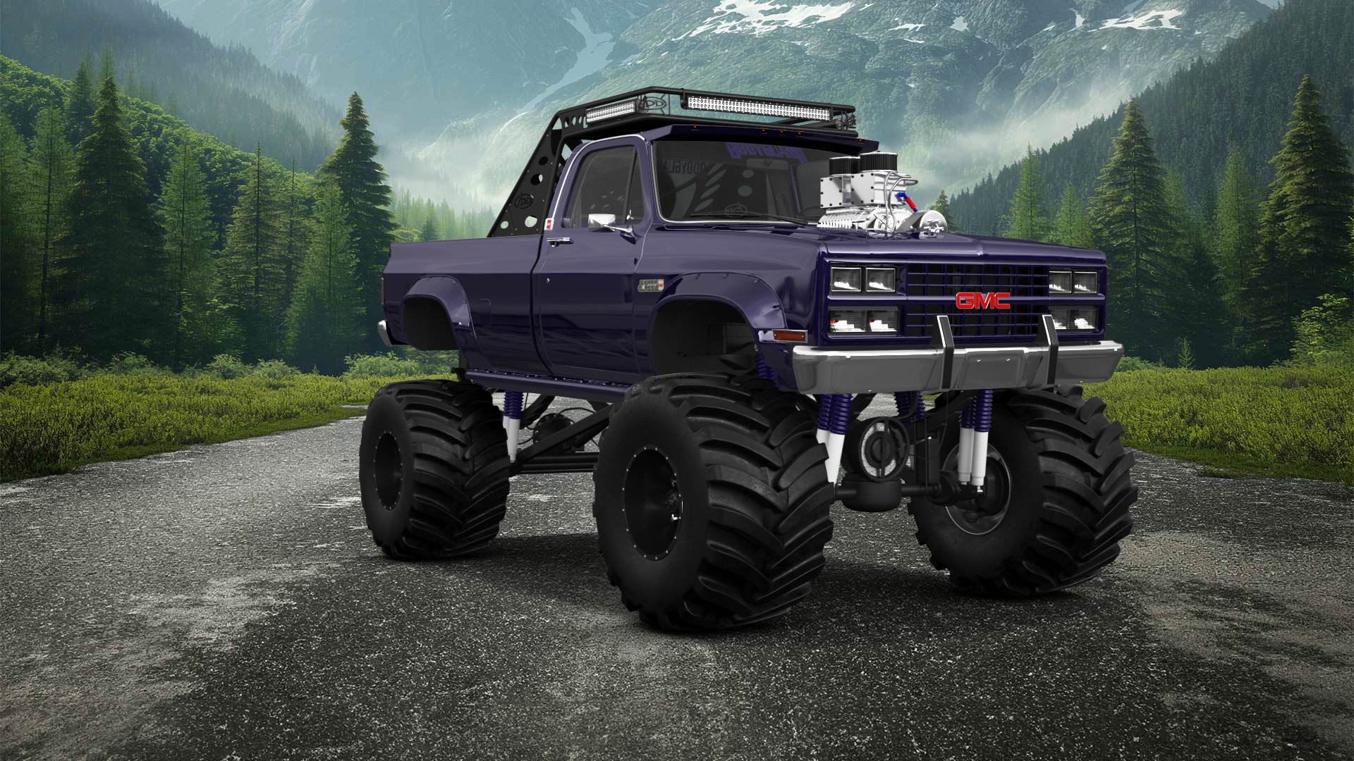 GMC Sierra 1500 2 Door pickup truck 1985 tuning