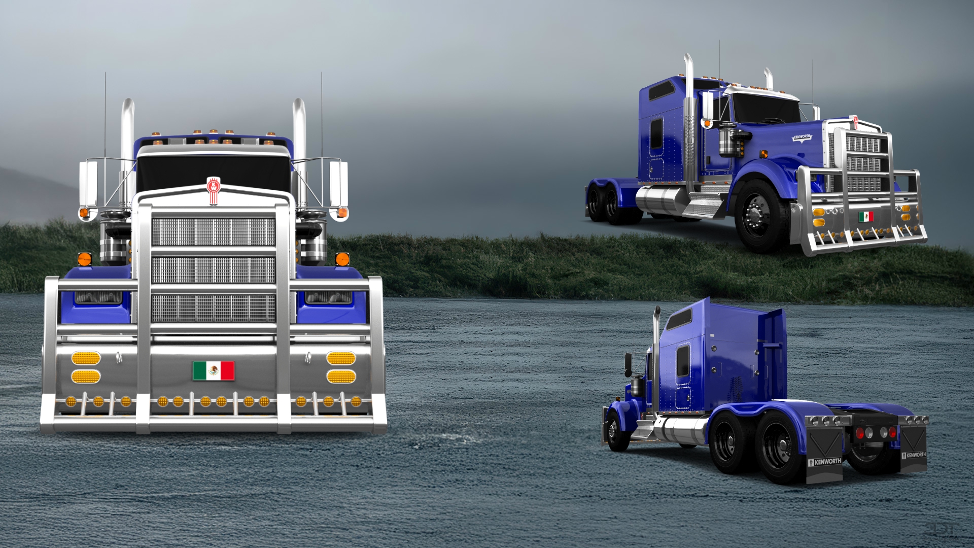 Kenworth W900 Sleeper Cab Truck 2015