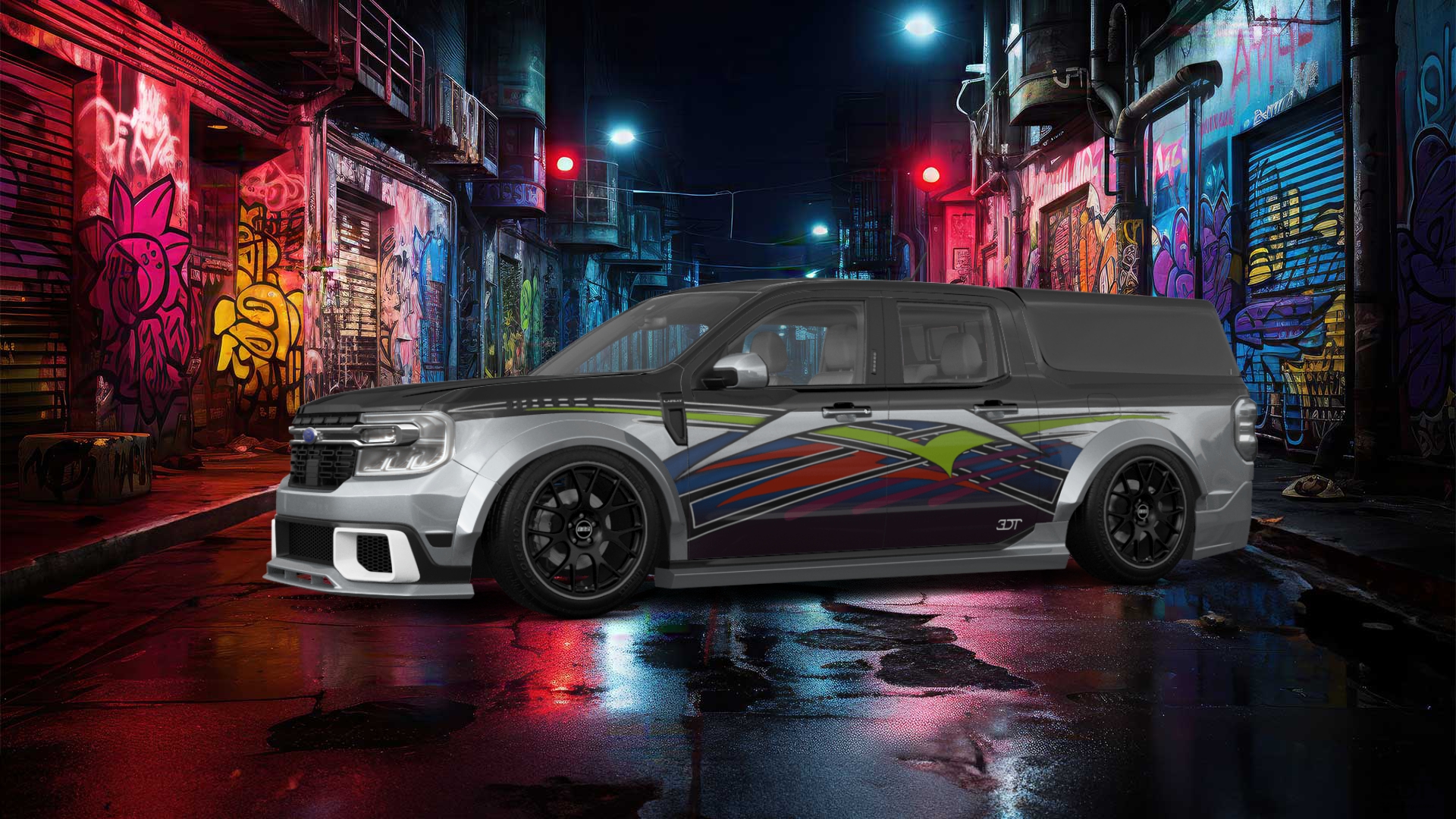 Ford Maverick 4 Door pickup truck 2022 tuning