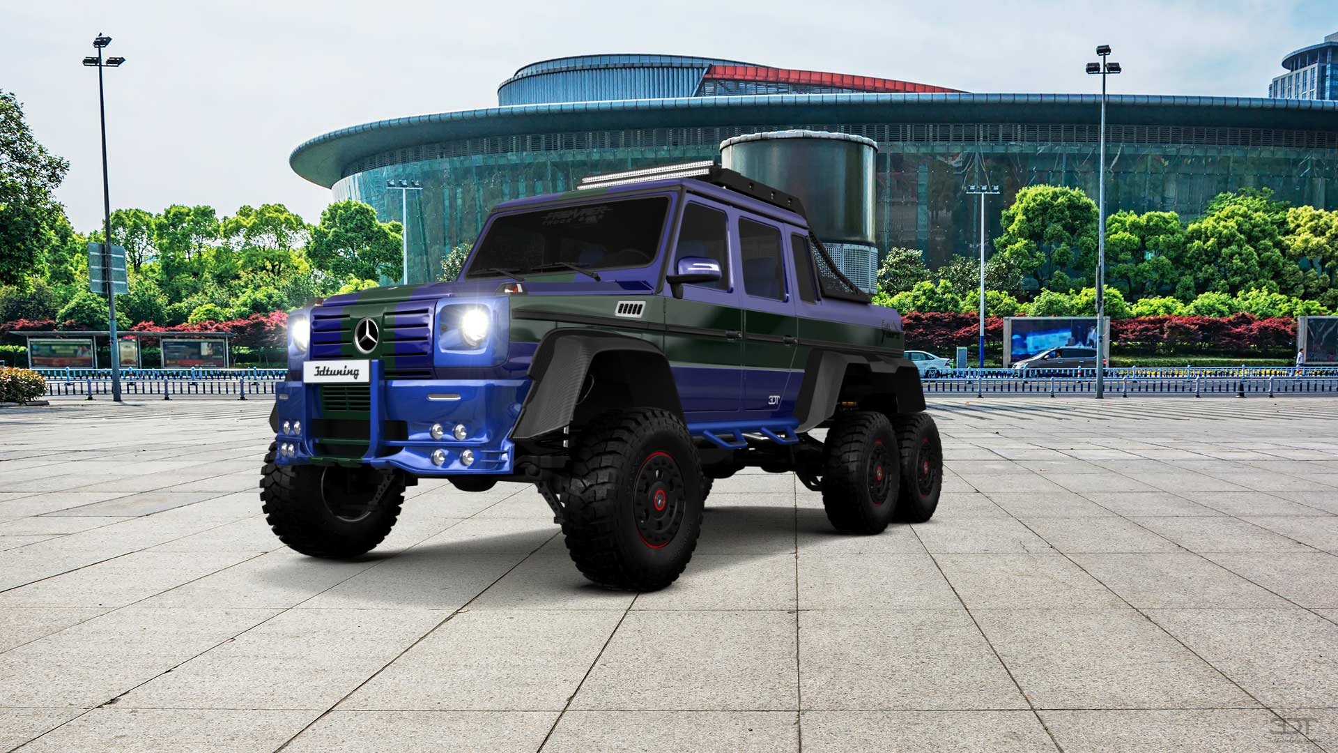 Mercedes G 63 AMG 6x6 4 Door pickup truck 2013 tuning