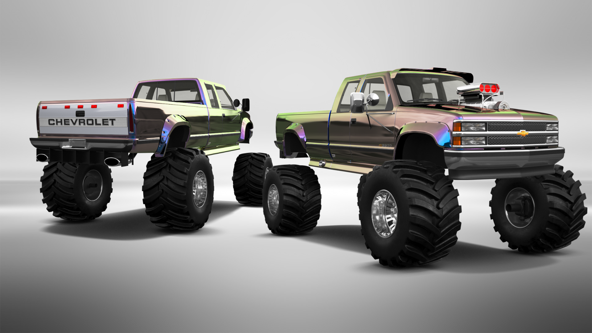 Chevrolet K3500 Extended Cab Pickup Truck 1988 tuning