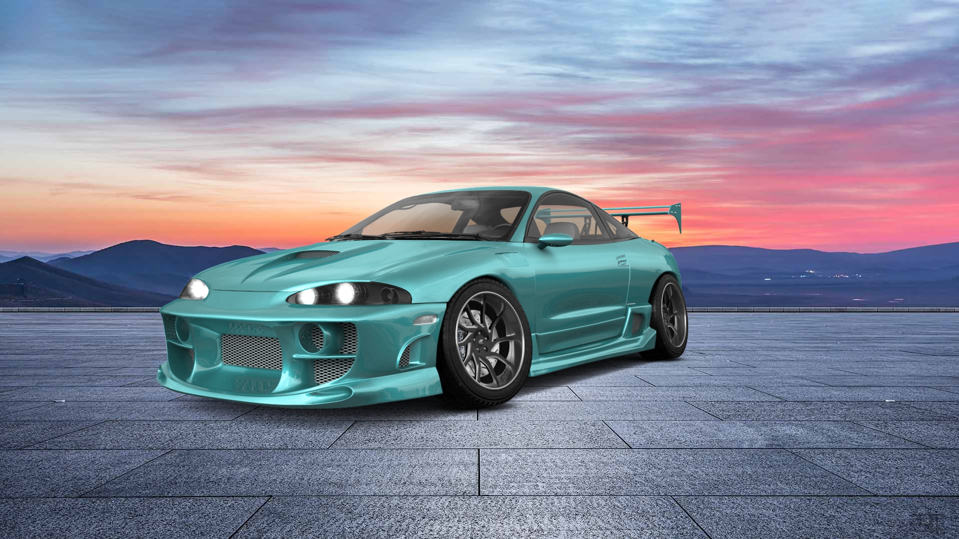 Mitsubishi Eclipse GSX Coupe 1995 tuning