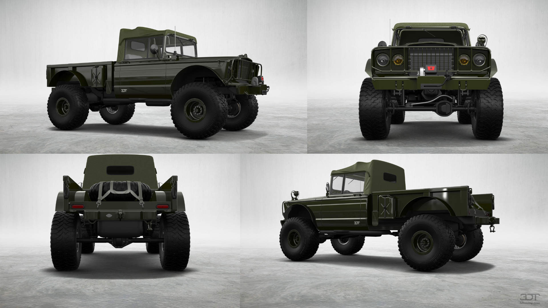 Jeep Kaiser M715 2 Door pickup truck 1968