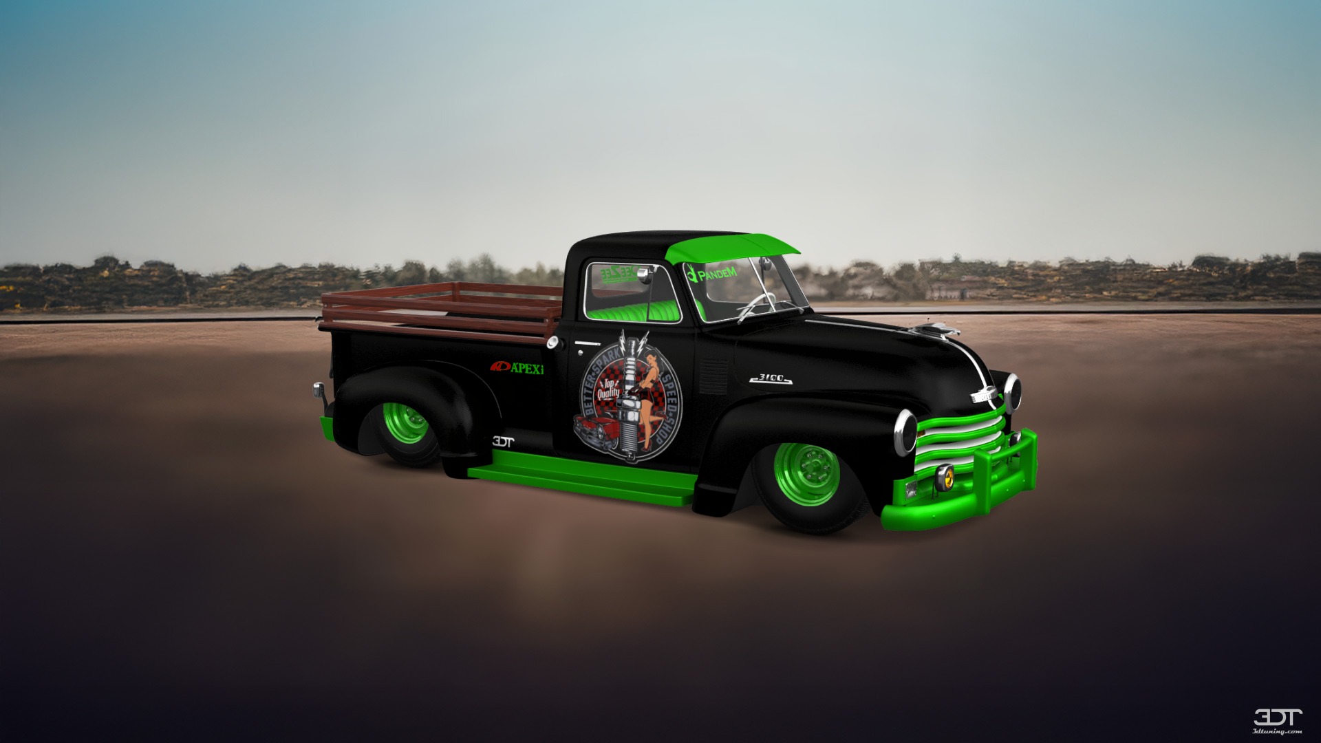 Chevrolet 3100 2 Door pickup truck 1950 tuning