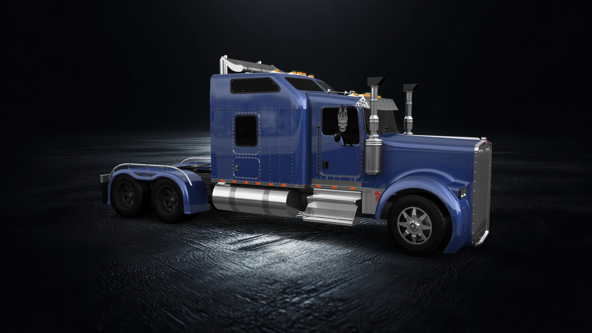 Kenworth W900 Sleeper Cab Truck 2015 tuning