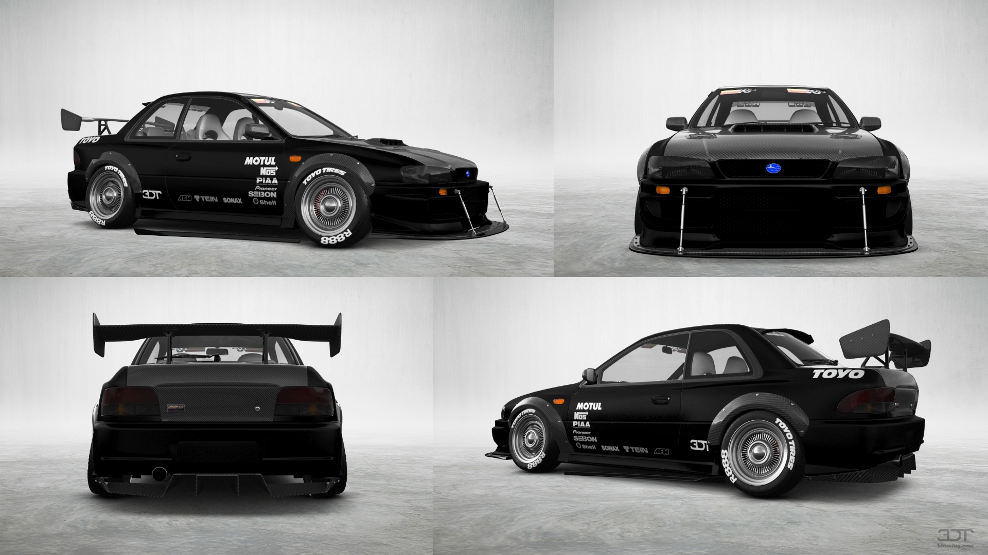 Subaru Impreza WRX STI 22B 2 Door Coupe 2000 tuning
