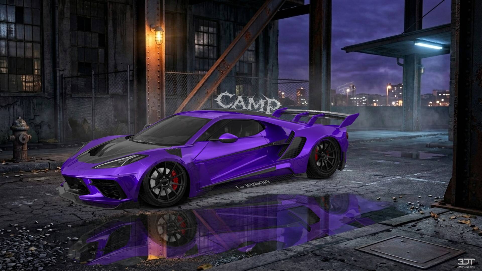 Tuning Chevrolet Corvette 2 door targa top 2020