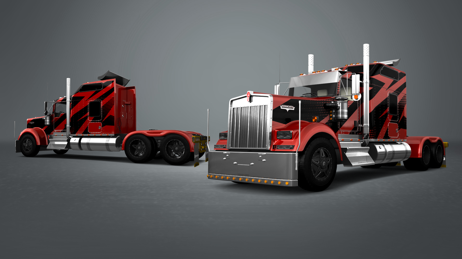 Kenworth W900 Sleeper Cab Truck 2015 tuning